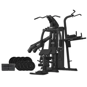 CORTEX GS7 Multi Station Multi-Function Home Gym with 98kg Stack   60kg Standard Weights for Squat Station