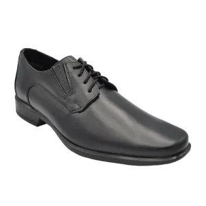 Gavel Oscar Lambskin Black Leather Shoes