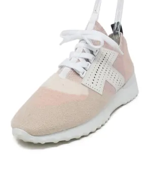 Tod's Pink & Cream Knit Sneakers sz 12