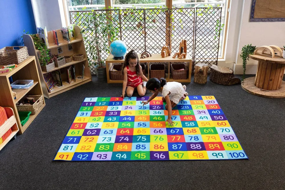 1-100 Numbers 2x1.5m Carpet