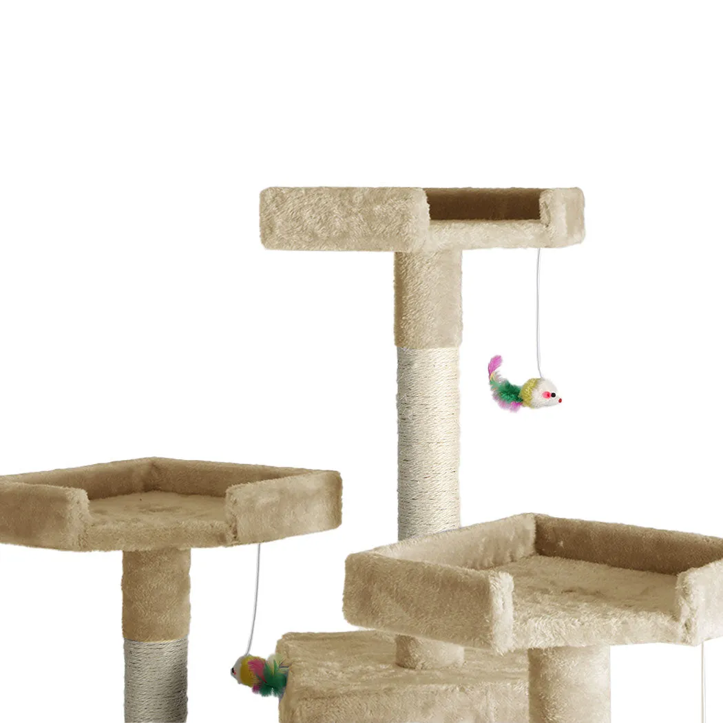 1.8M Cat Scratching Post Tree House Condo Furniture Scratcher Pole