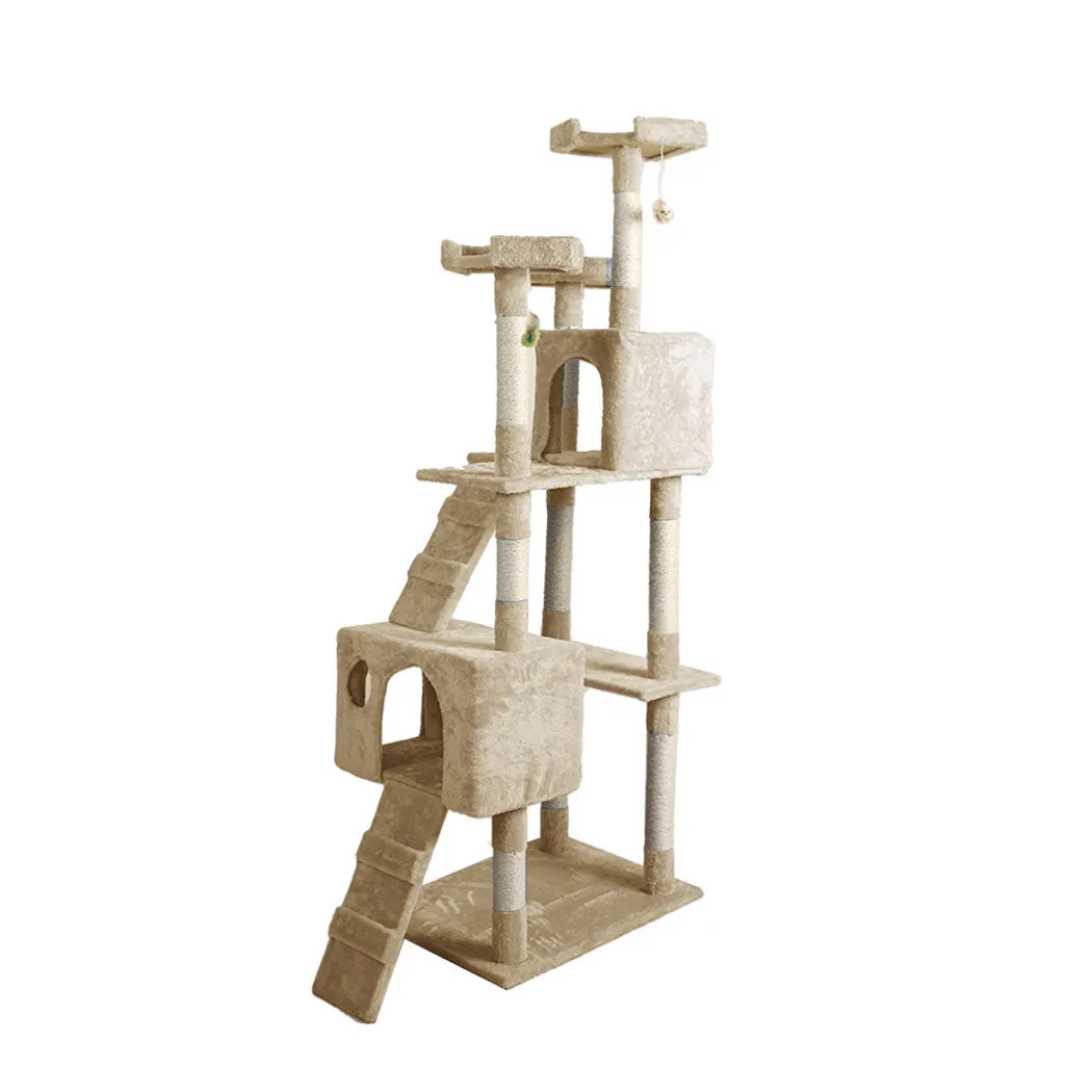 1.8M Cat Scratching Post Tree House Condo Furniture Scratcher Pole