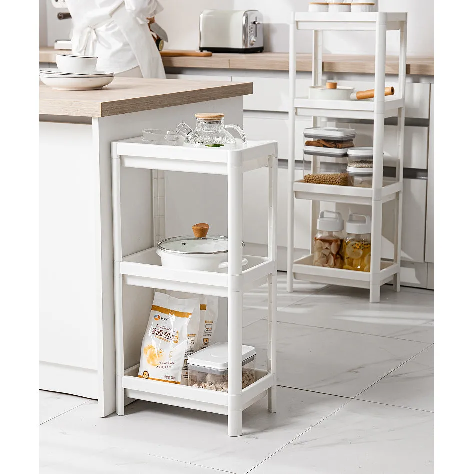 3 Tier Wide Slide-Out Trolley Rack Shelf Organizer