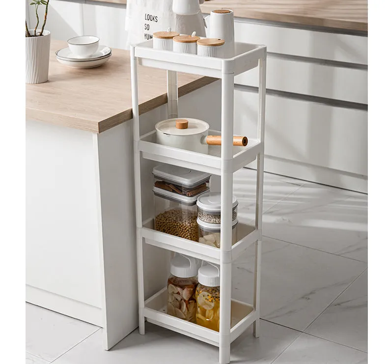 3 Tier Wide Slide-Out Trolley Rack Shelf Organizer