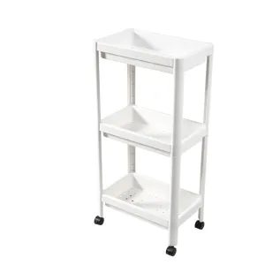 3 Tier Wide Slide-Out Trolley Rack Shelf Organizer