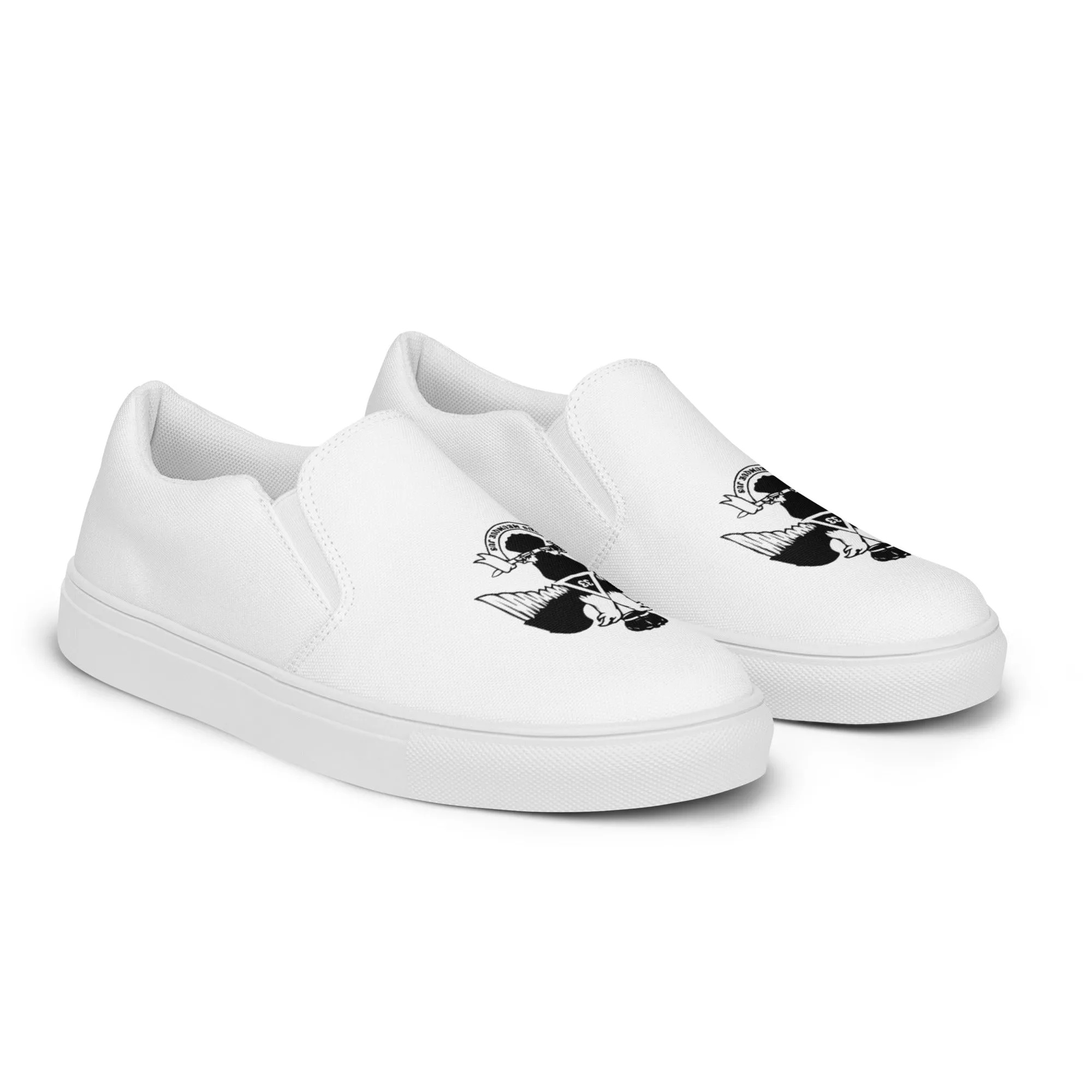 33rd Degree Scottish Rite Sneaker - Wings Down Slip-on Canvas