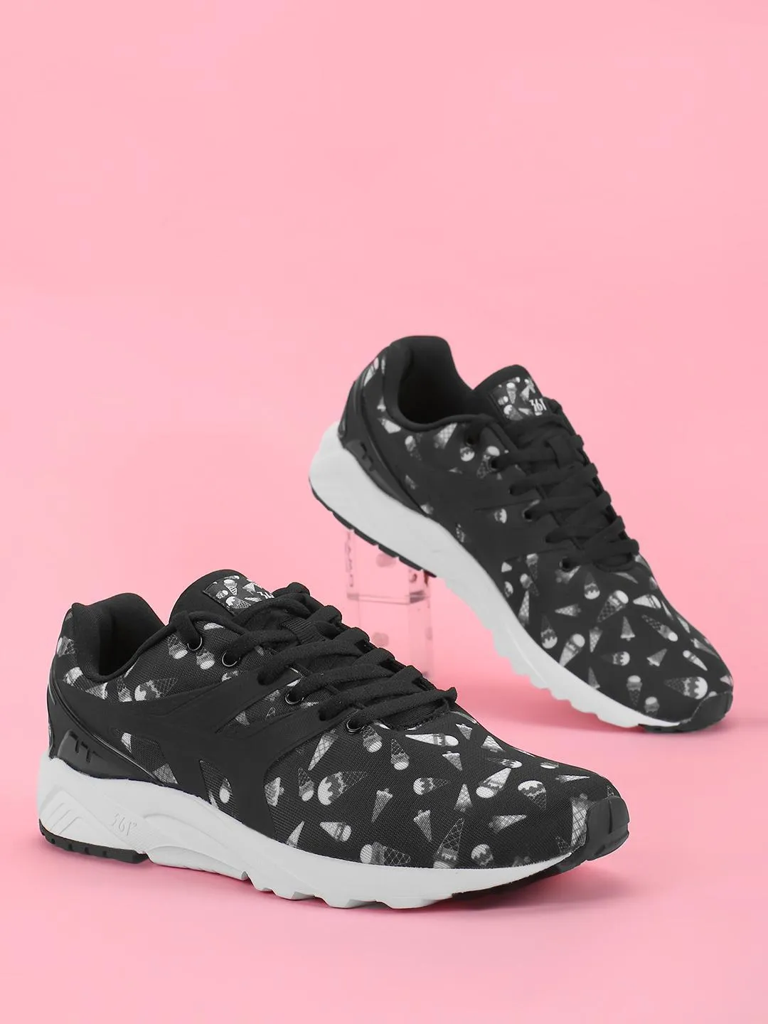 361 DEGREE Ice Cream Print Running Trainers