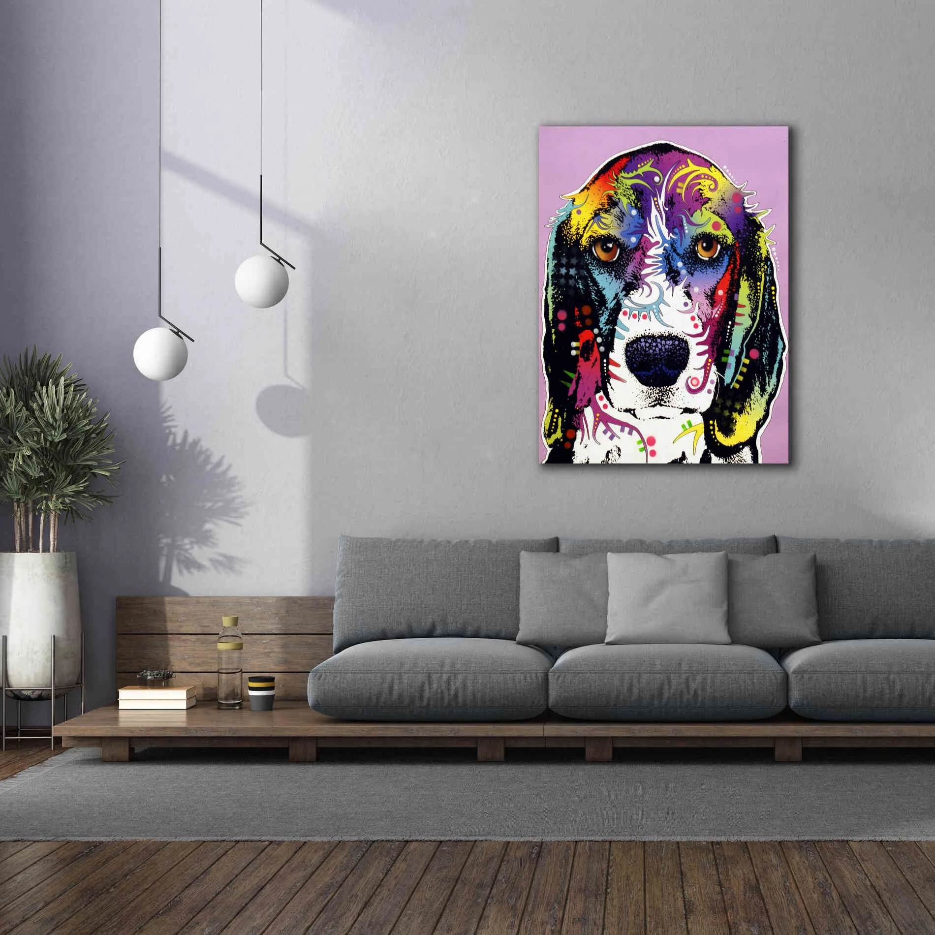 '4 Beagle' by Dean Russo, Giclee Canvas Wall Art