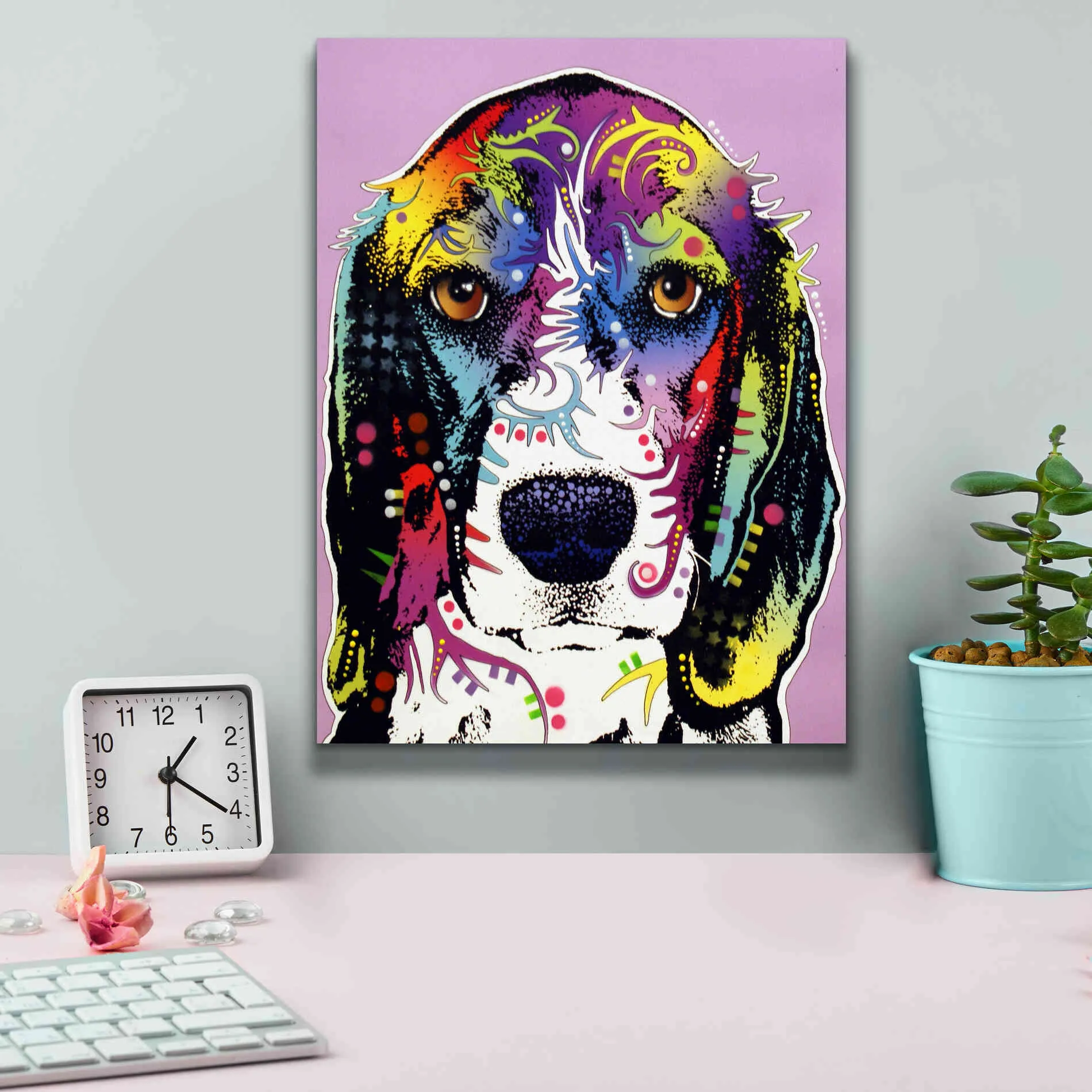 '4 Beagle' by Dean Russo, Giclee Canvas Wall Art