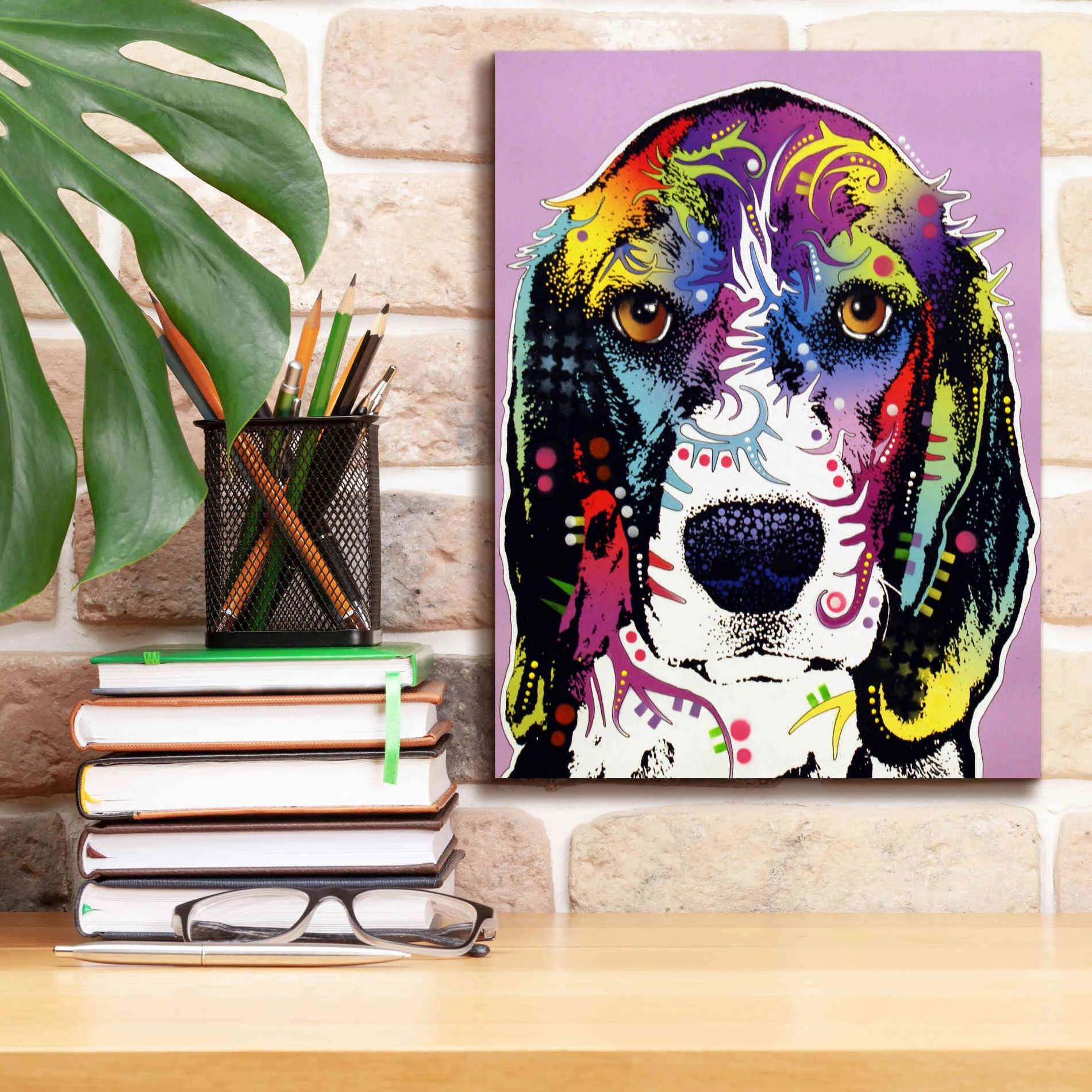 '4 Beagle' by Dean Russo, Giclee Canvas Wall Art