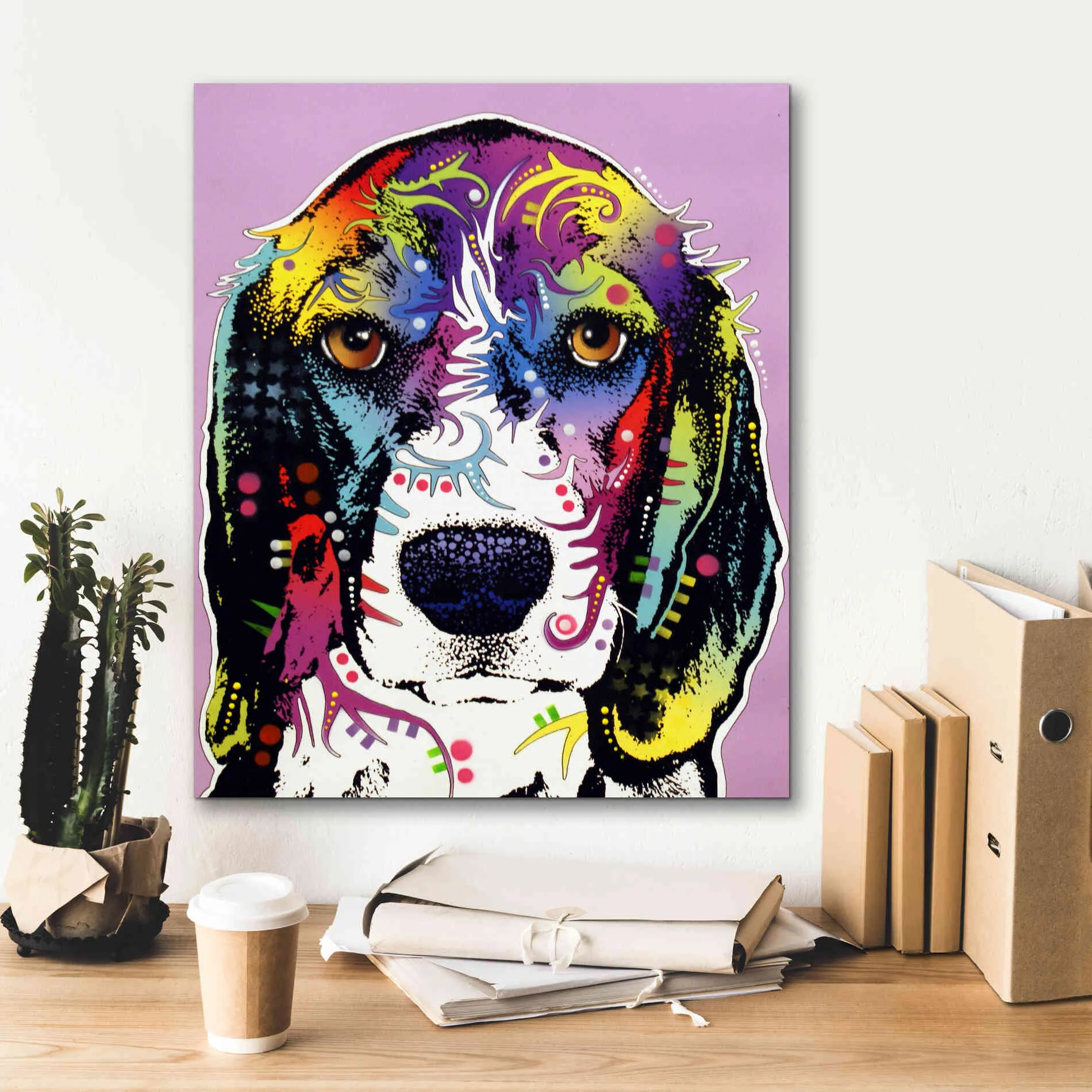 '4 Beagle' by Dean Russo, Giclee Canvas Wall Art