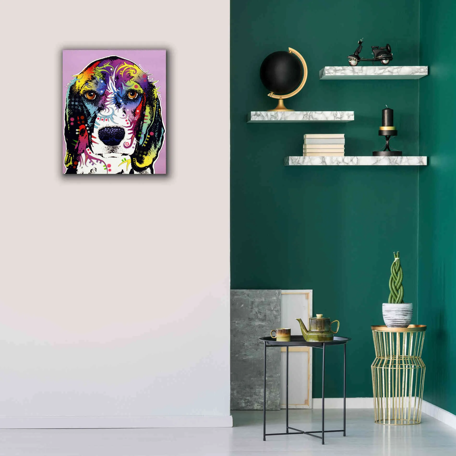 '4 Beagle' by Dean Russo, Giclee Canvas Wall Art