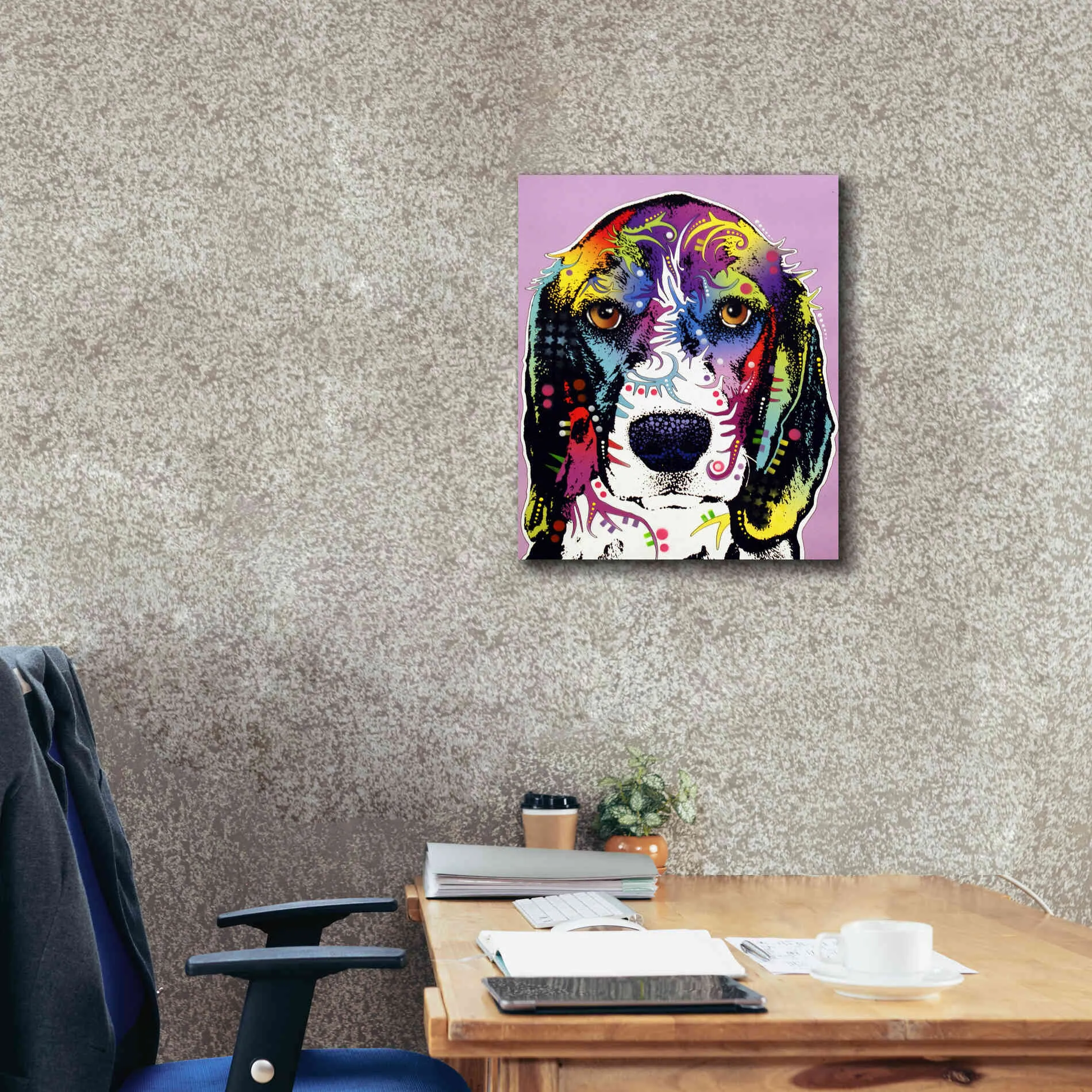 '4 Beagle' by Dean Russo, Giclee Canvas Wall Art