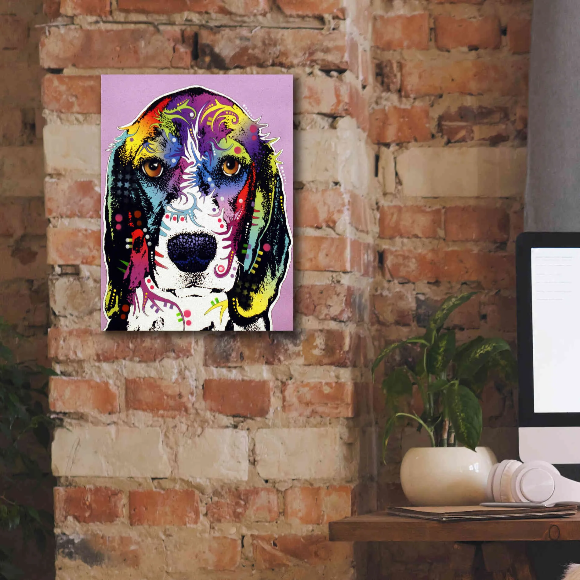 '4 Beagle' by Dean Russo, Giclee Canvas Wall Art