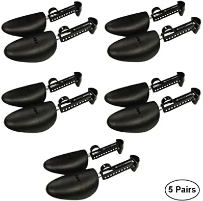 5 Pairs of Shoe Trees | 10 Premium Adjustable Length Shoes Shaper