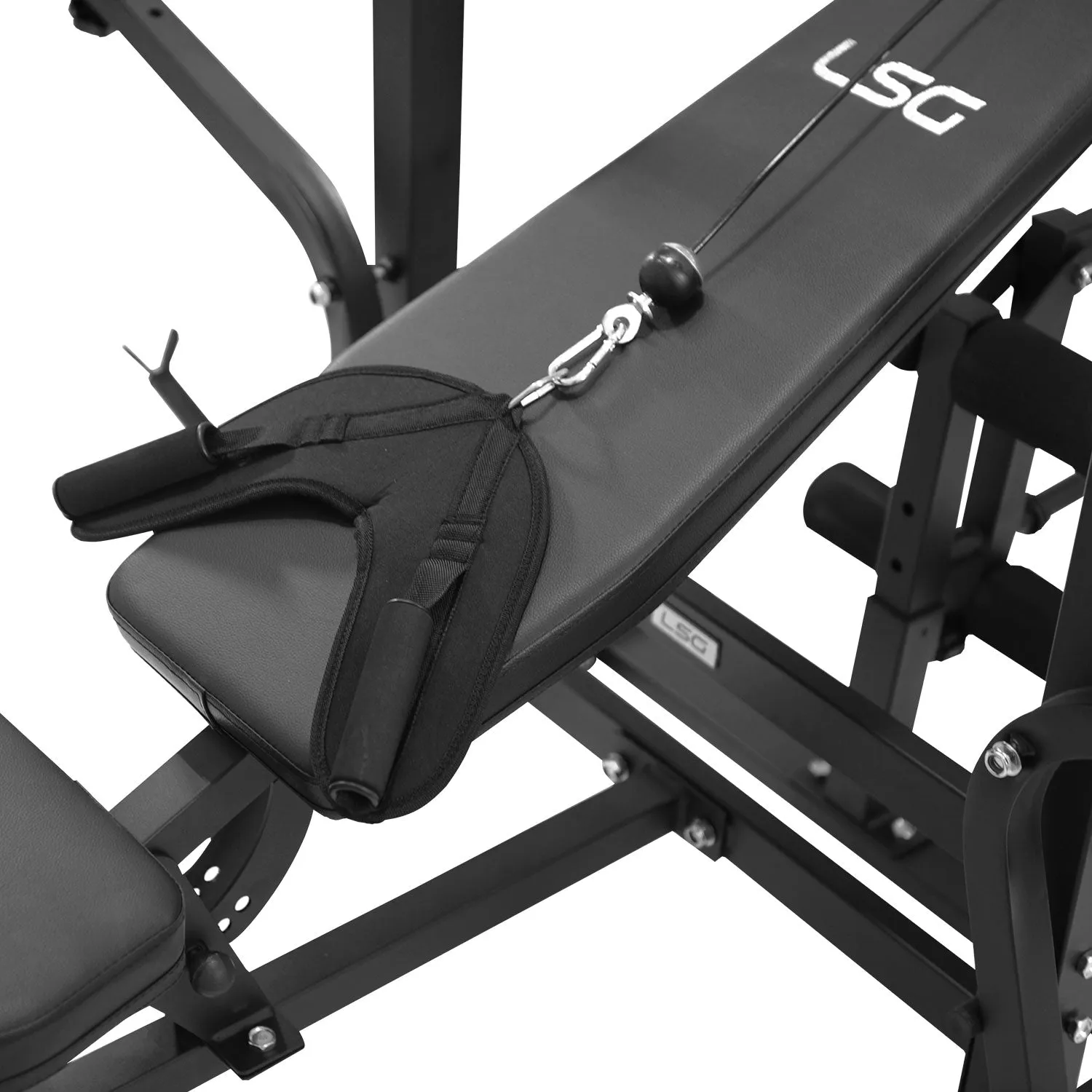 6-in-1 Adjustable Multi-function Bench Press with Leg Extension