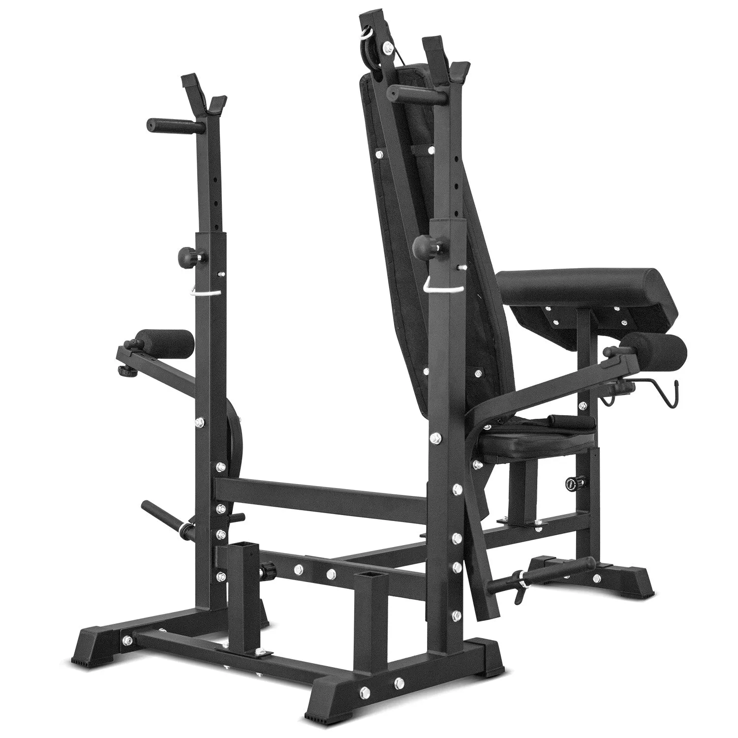 6-in-1 Adjustable Multi-function Bench Press with Leg Extension