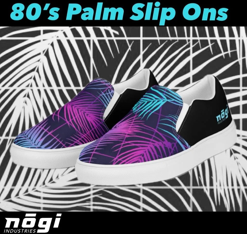 80's Palm Men’s slip-on canvas shoes