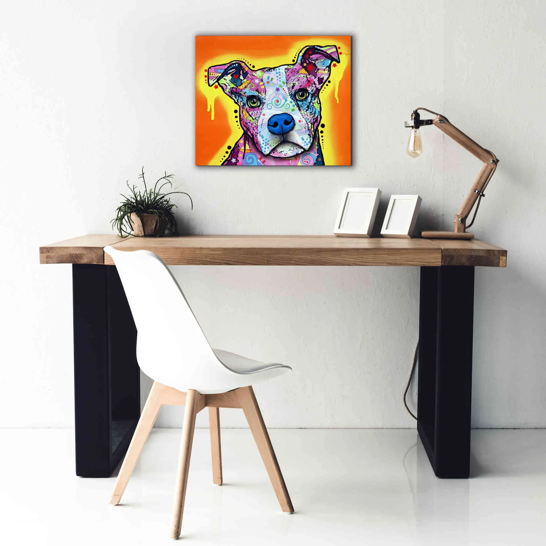 'A Serious Pit' by Dean Russo, Giclee Canvas Wall Art