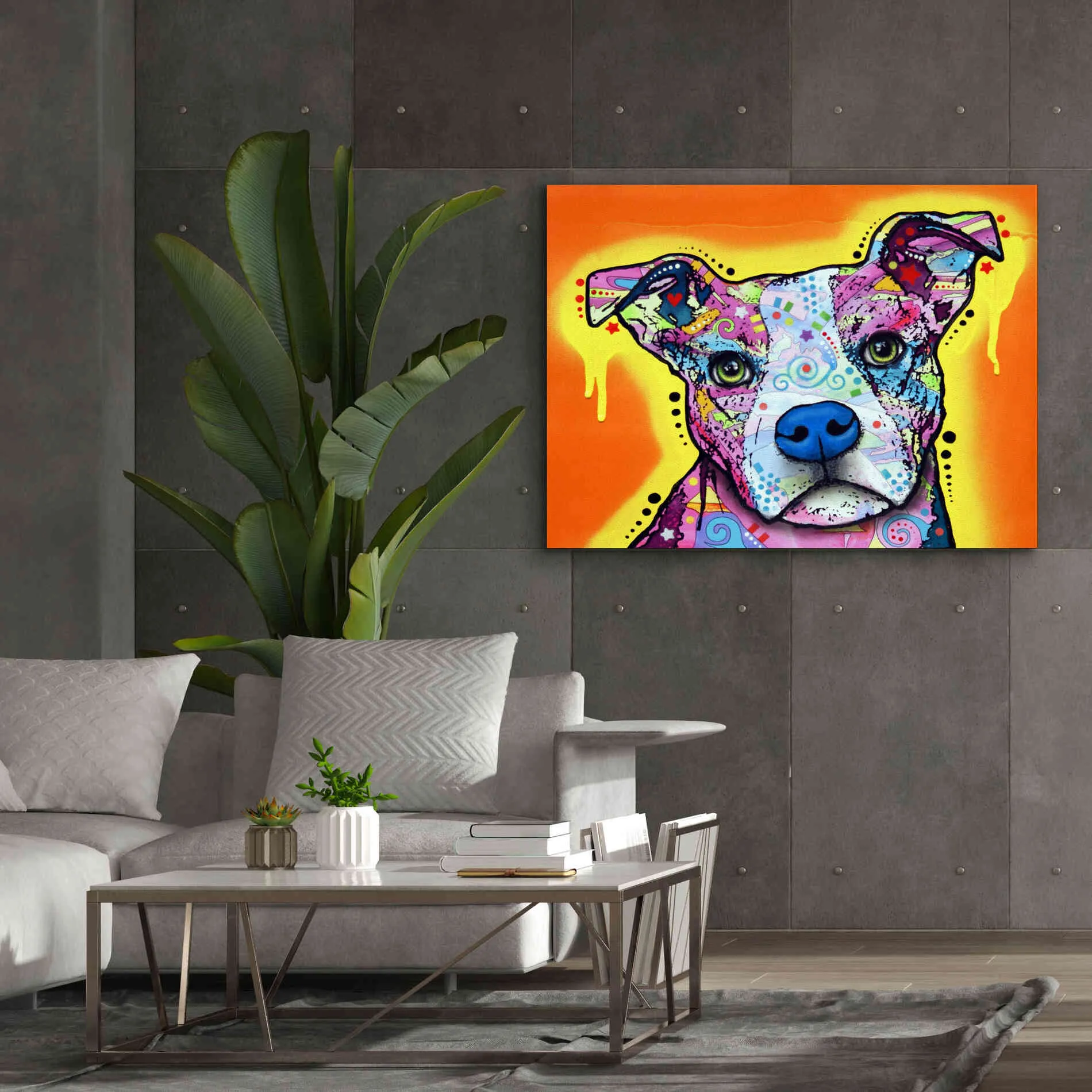 'A Serious Pit' by Dean Russo, Giclee Canvas Wall Art