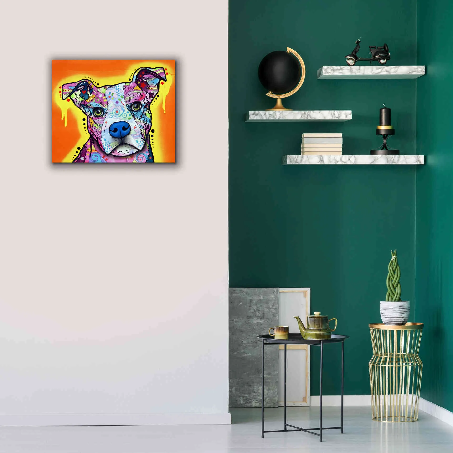 'A Serious Pit' by Dean Russo, Giclee Canvas Wall Art