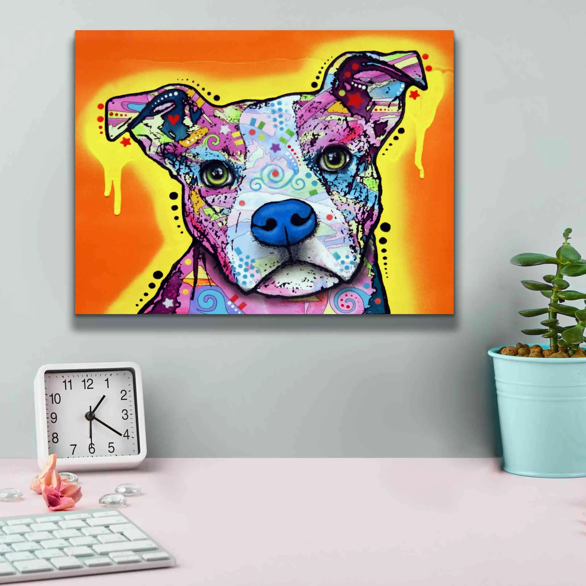 'A Serious Pit' by Dean Russo, Giclee Canvas Wall Art