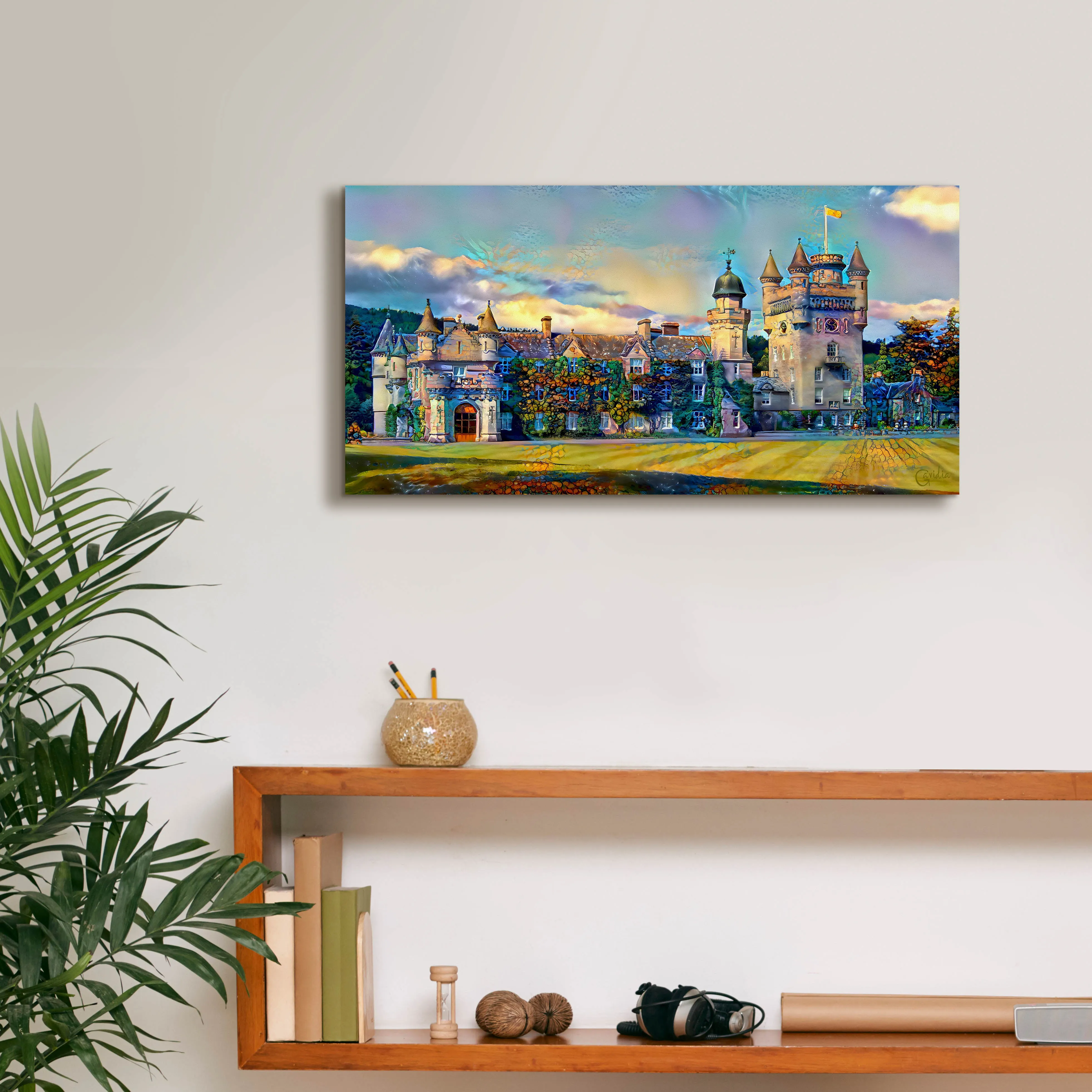 'Aberdeenshire Scotland Balmoral Castle' by Pedro Gavidia, Canvas Wall Art