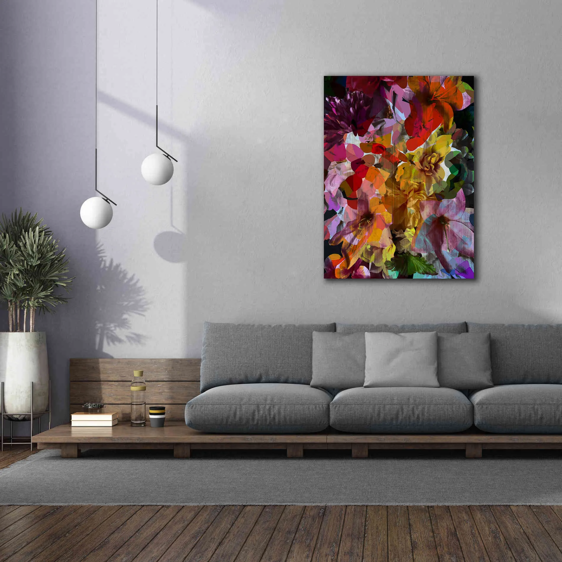 'Abstract Floral' by Shandra Smith, Canvas Wall Art