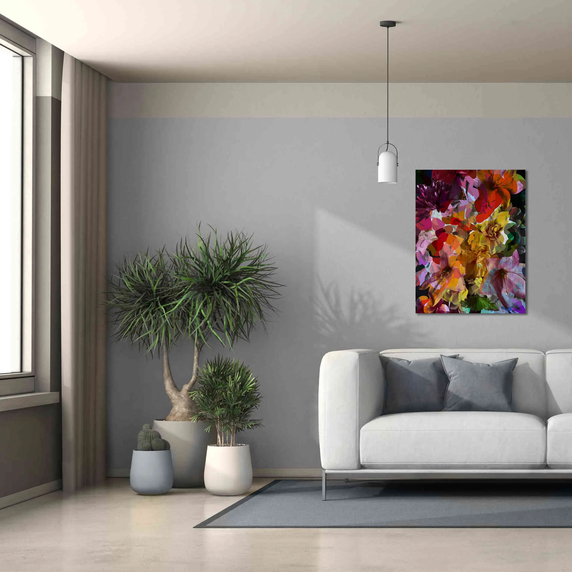 'Abstract Floral' by Shandra Smith, Canvas Wall Art