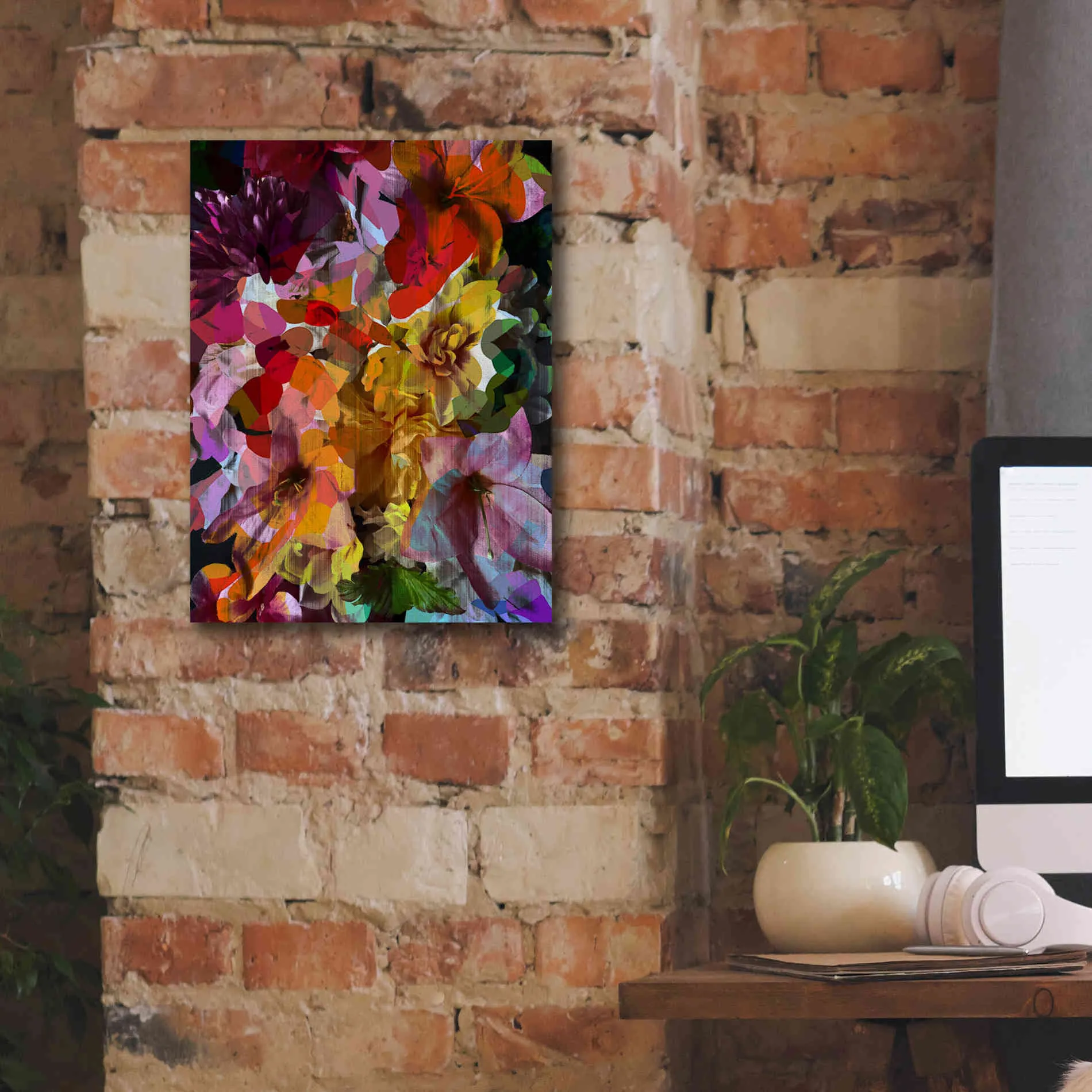 'Abstract Floral' by Shandra Smith, Canvas Wall Art