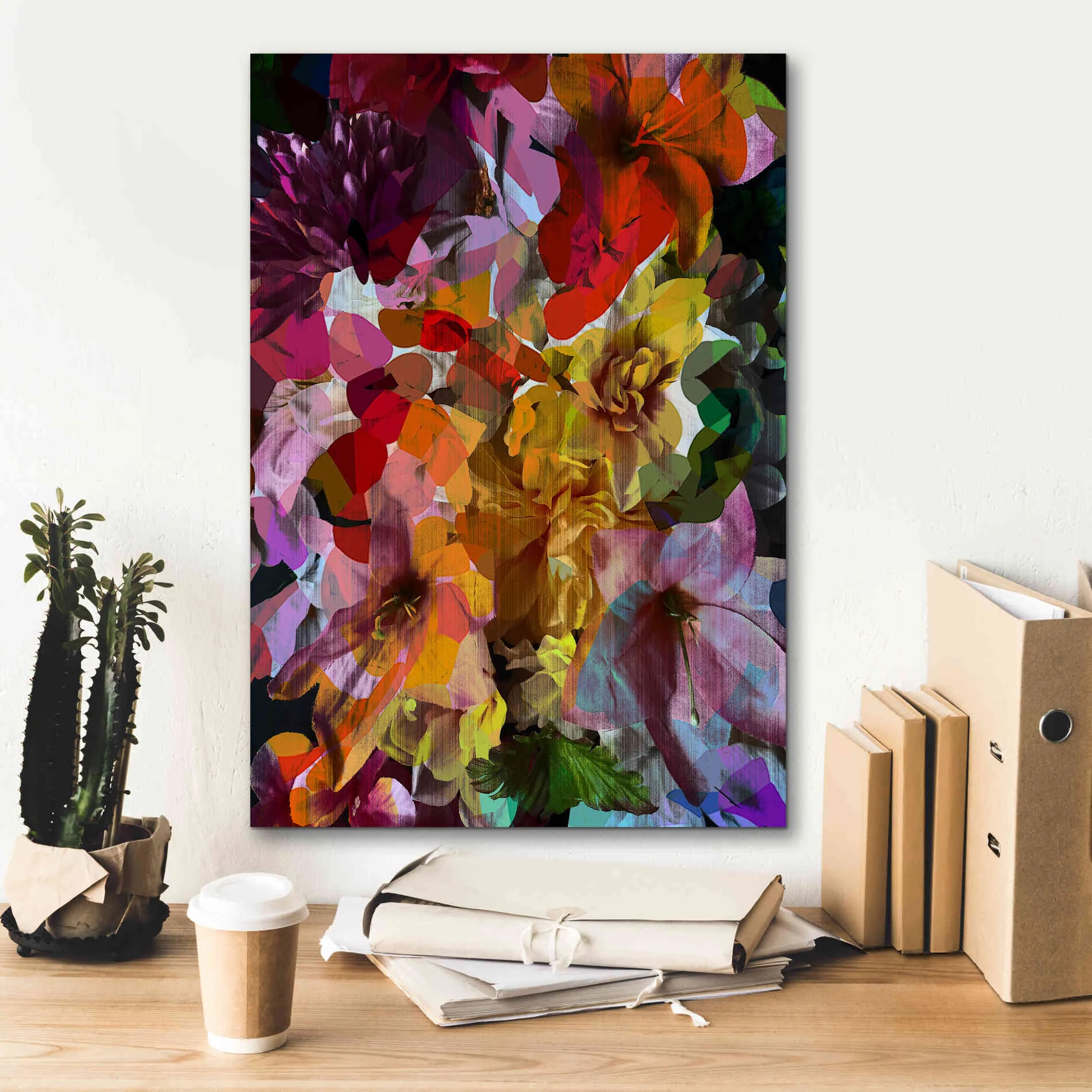 'Abstract Floral' by Shandra Smith, Canvas Wall Art