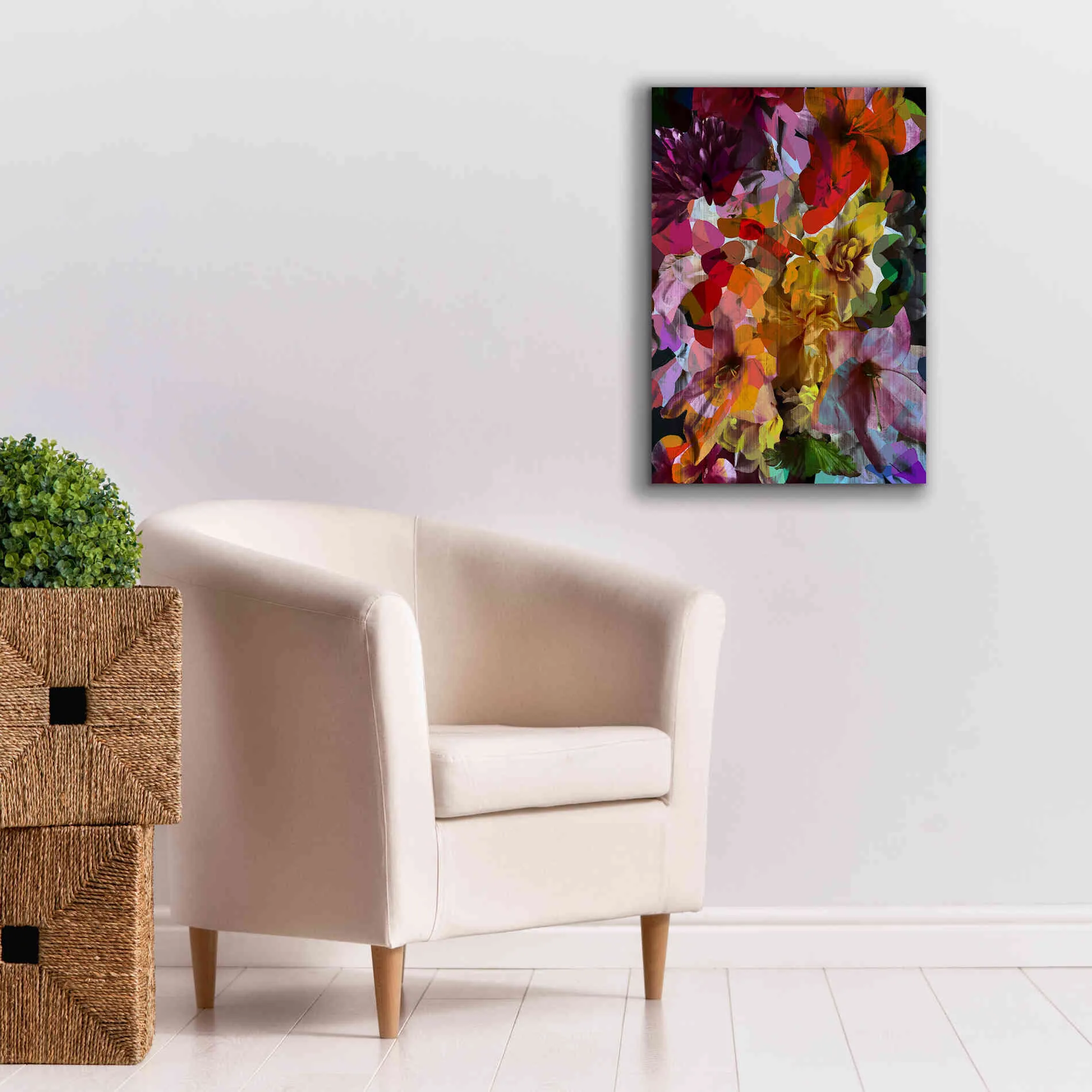 'Abstract Floral' by Shandra Smith, Canvas Wall Art