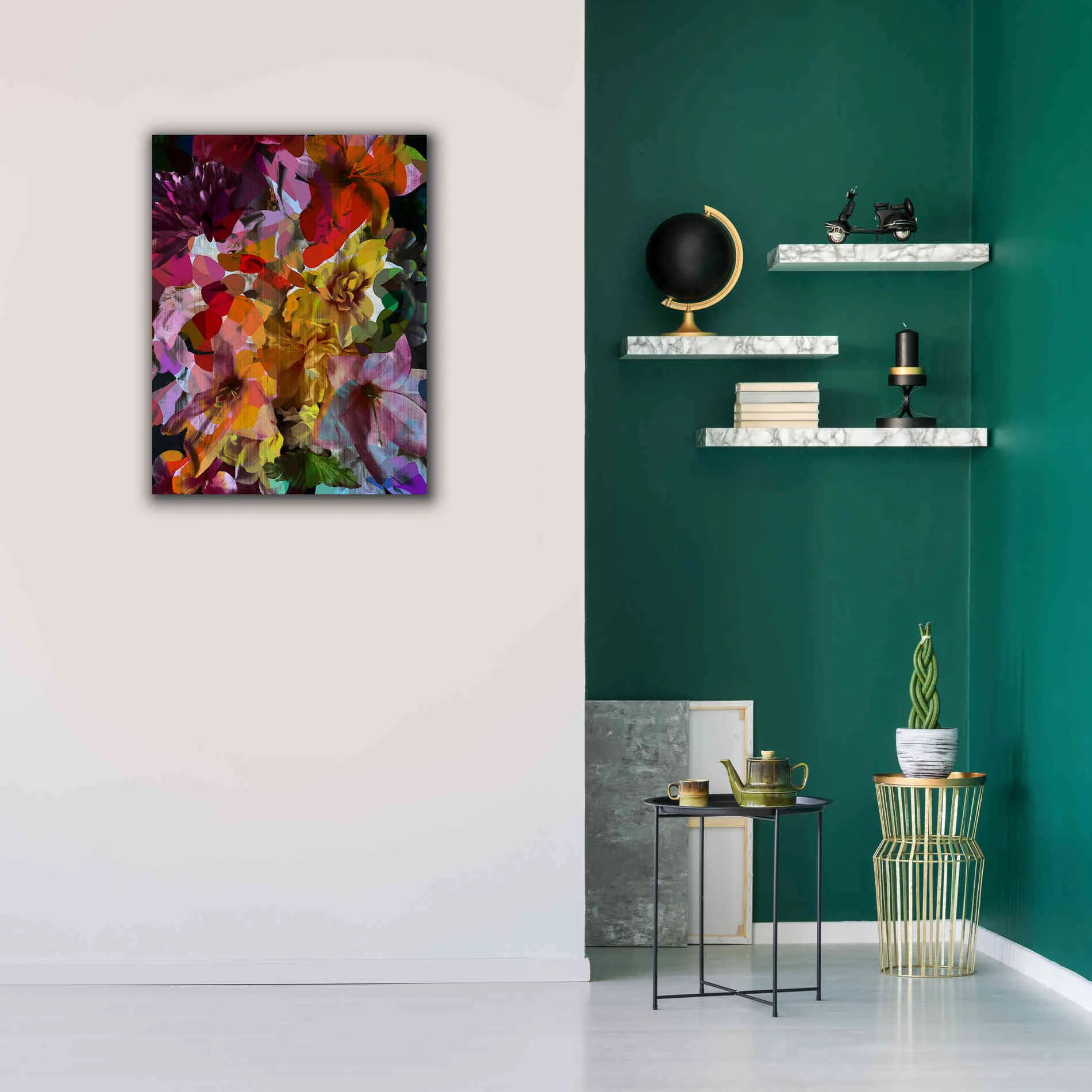 'Abstract Floral' by Shandra Smith, Canvas Wall Art