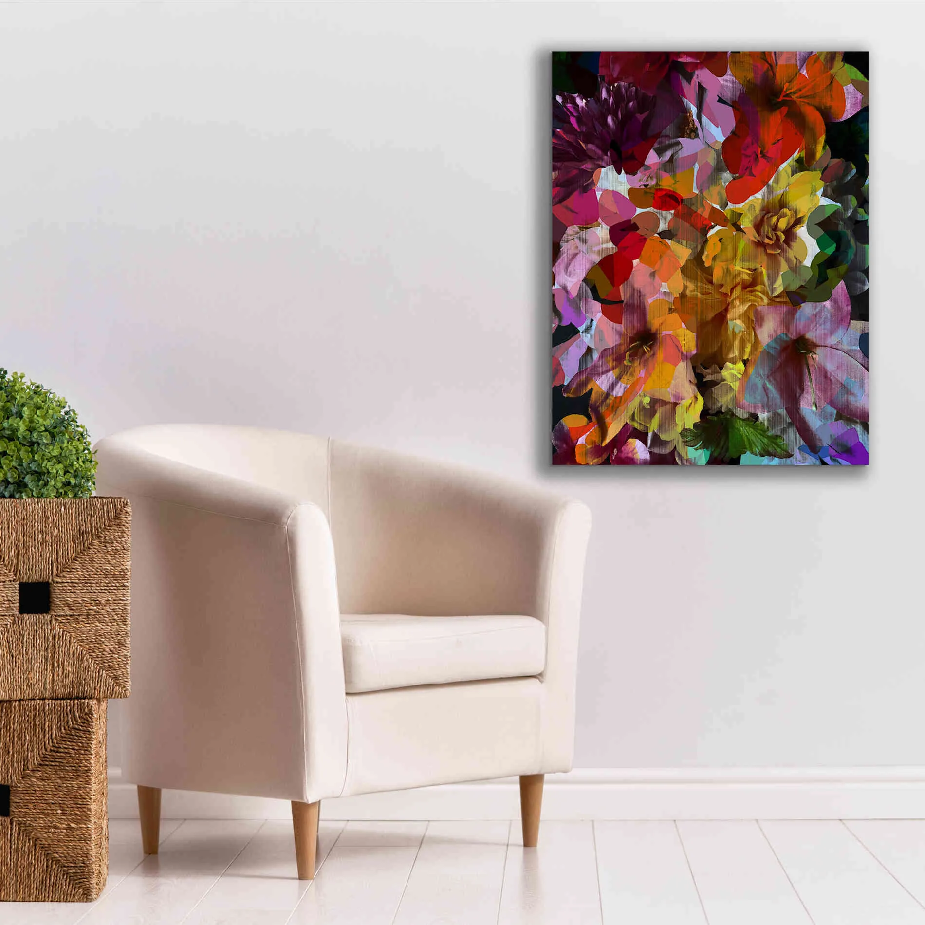 'Abstract Floral' by Shandra Smith, Canvas Wall Art