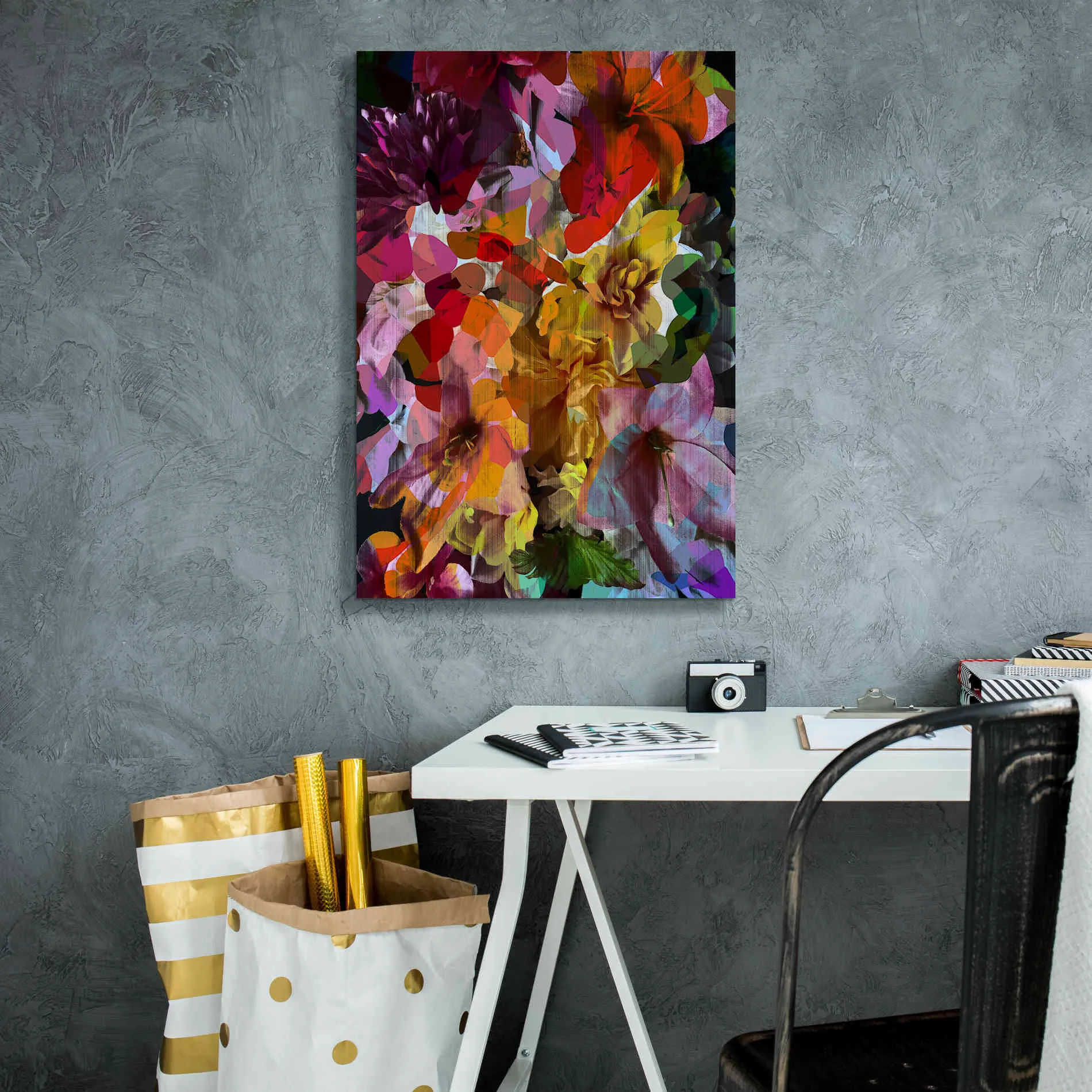 'Abstract Floral' by Shandra Smith, Canvas Wall Art