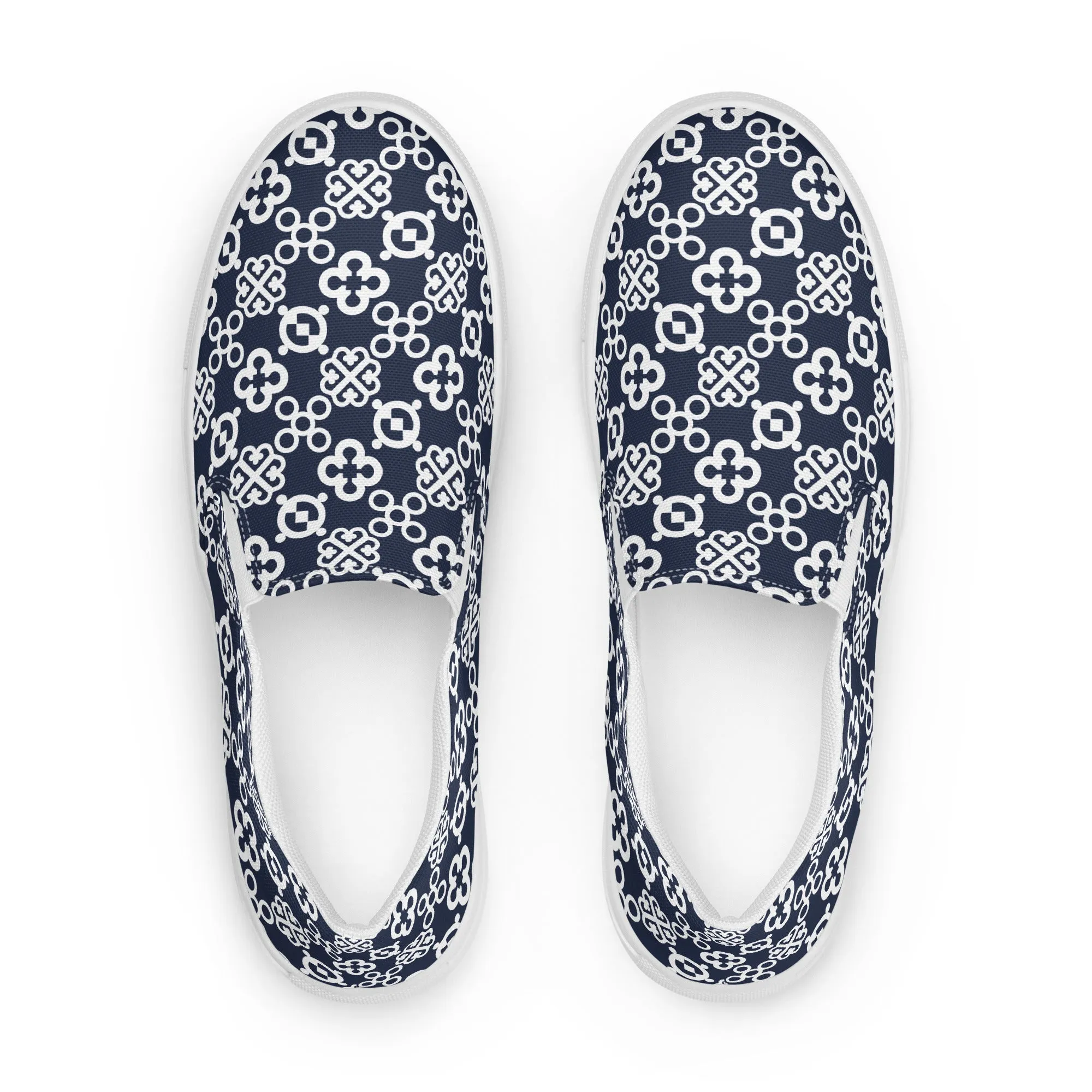 Adinkra Vibes Women’s slip-on canvas shoes