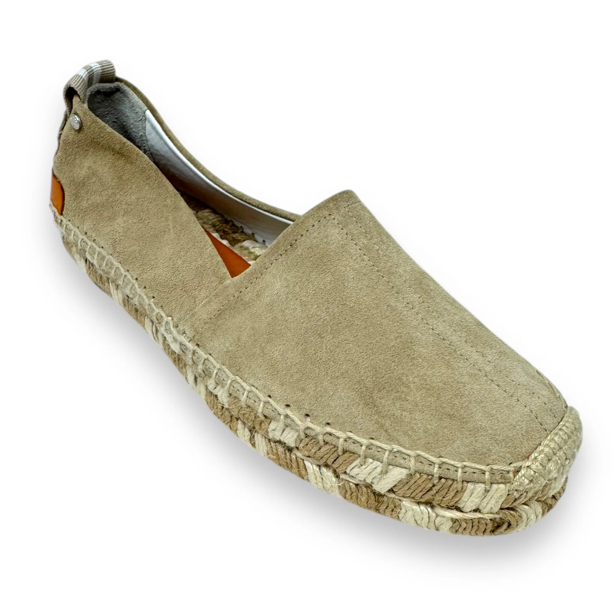 Adria Suede Espadrille Shoes Flats By Rag And Bone In Beige, Size: 7.5