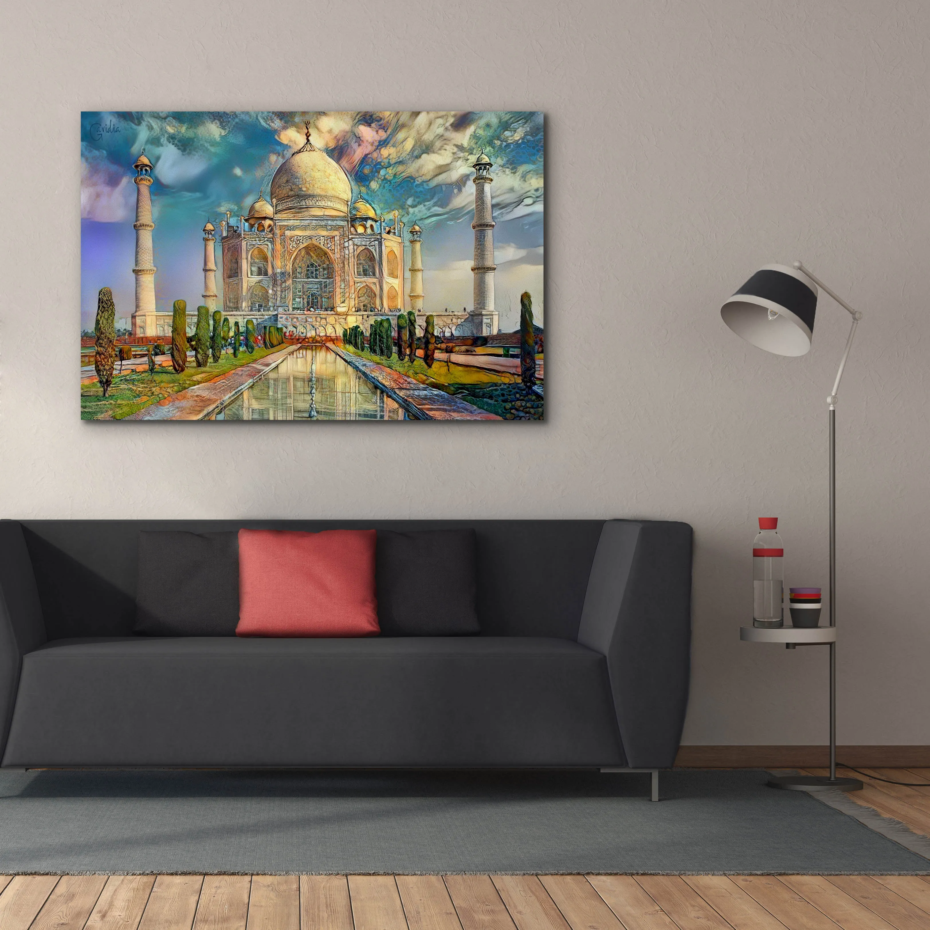 'Agra Uttar Pradesh India Taj Mahal' by Pedro Gavidia, Canvas Wall Art