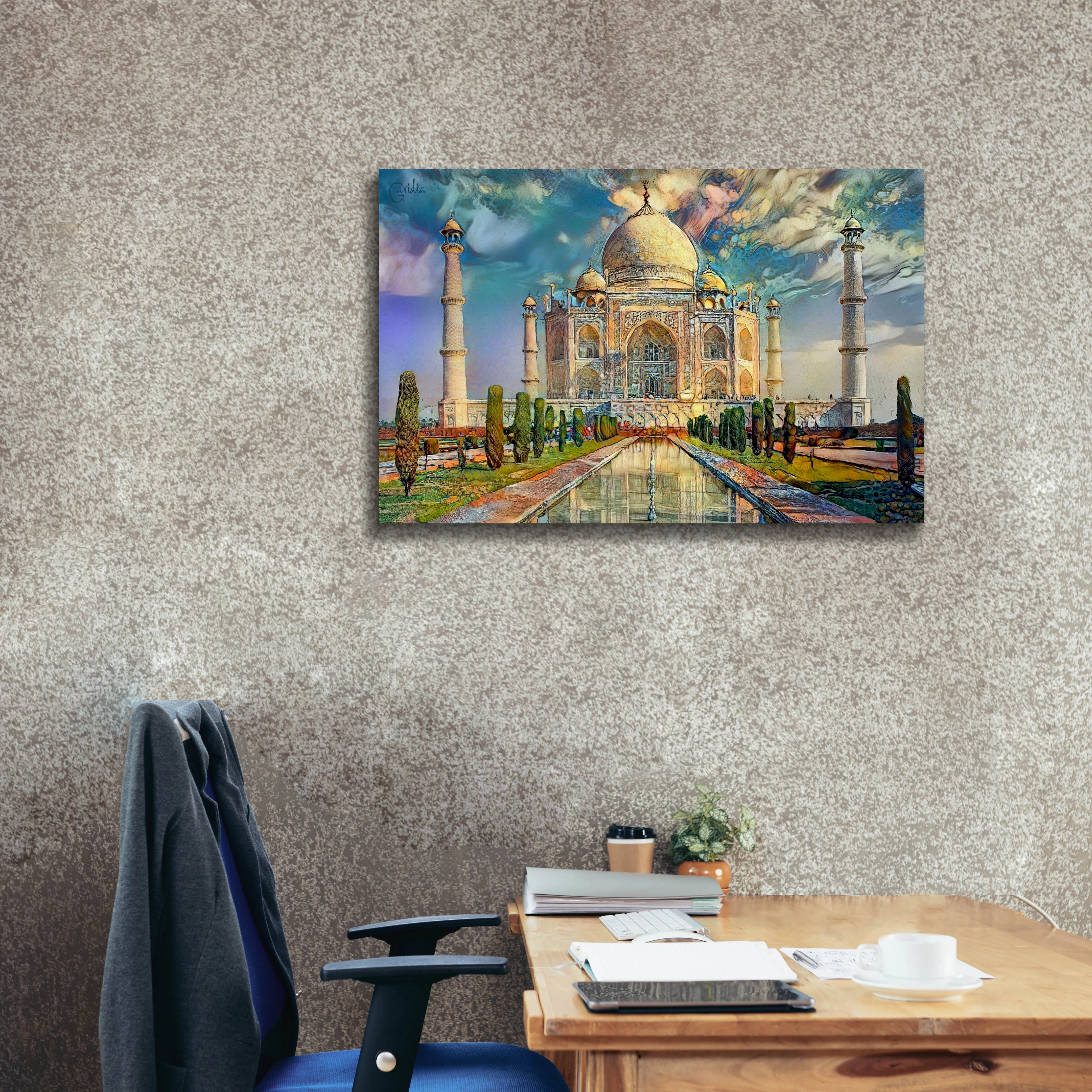 'Agra Uttar Pradesh India Taj Mahal' by Pedro Gavidia, Canvas Wall Art