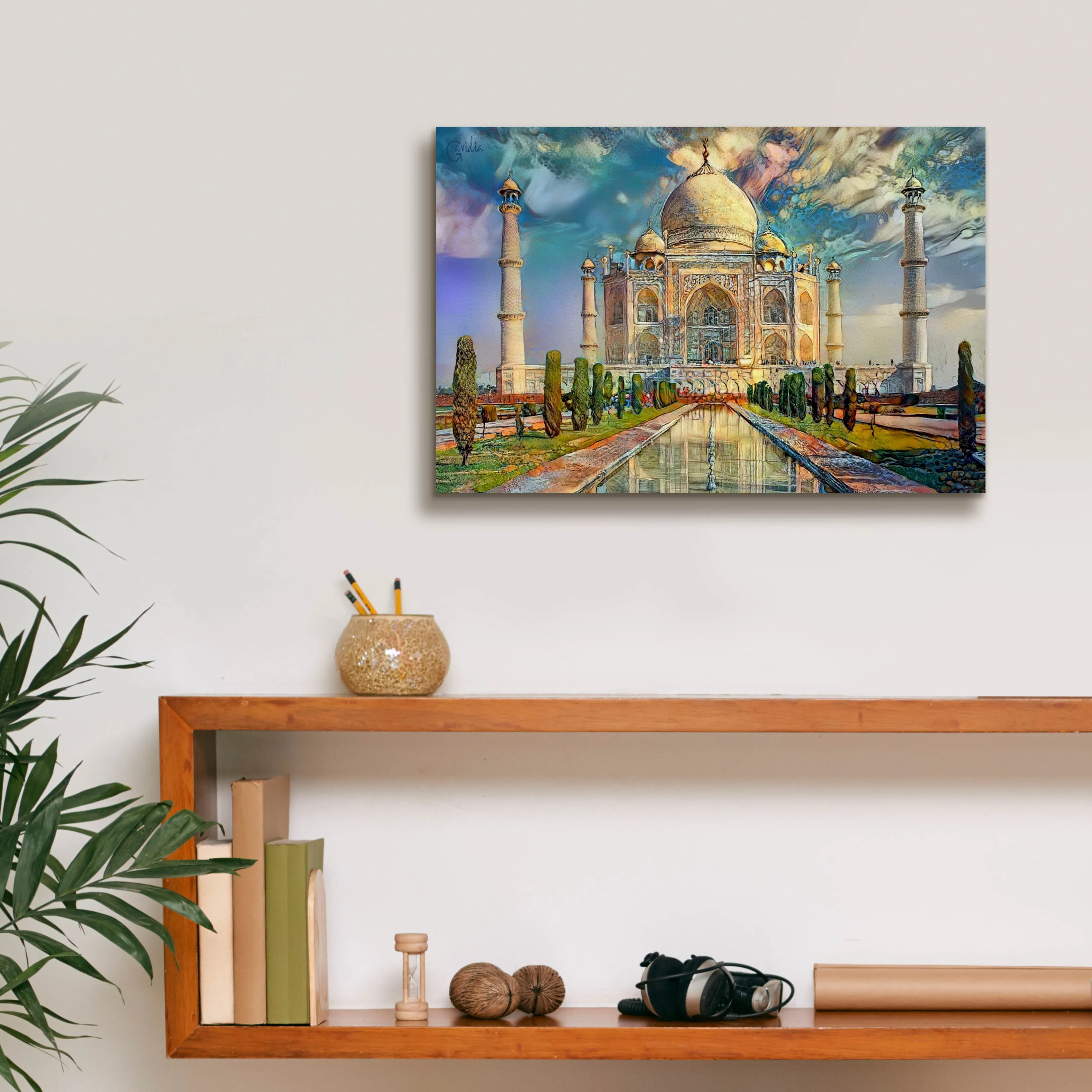 'Agra Uttar Pradesh India Taj Mahal' by Pedro Gavidia, Canvas Wall Art