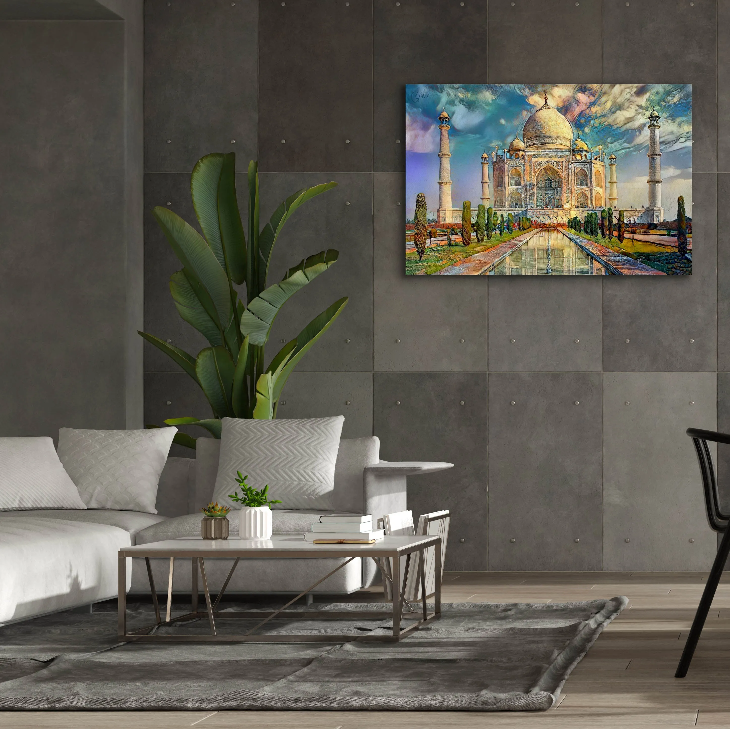 'Agra Uttar Pradesh India Taj Mahal' by Pedro Gavidia, Canvas Wall Art