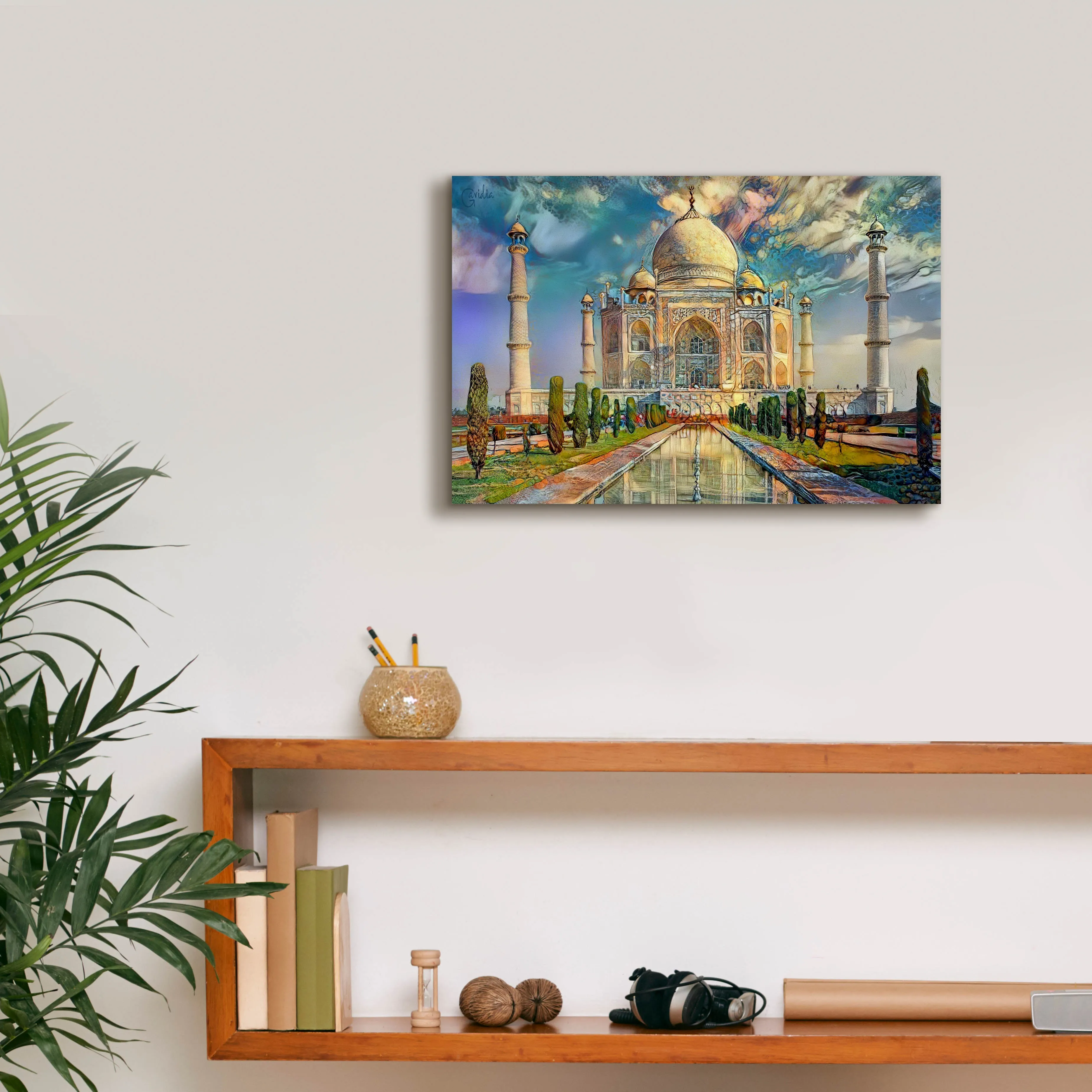 'Agra Uttar Pradesh India Taj Mahal' by Pedro Gavidia, Canvas Wall Art