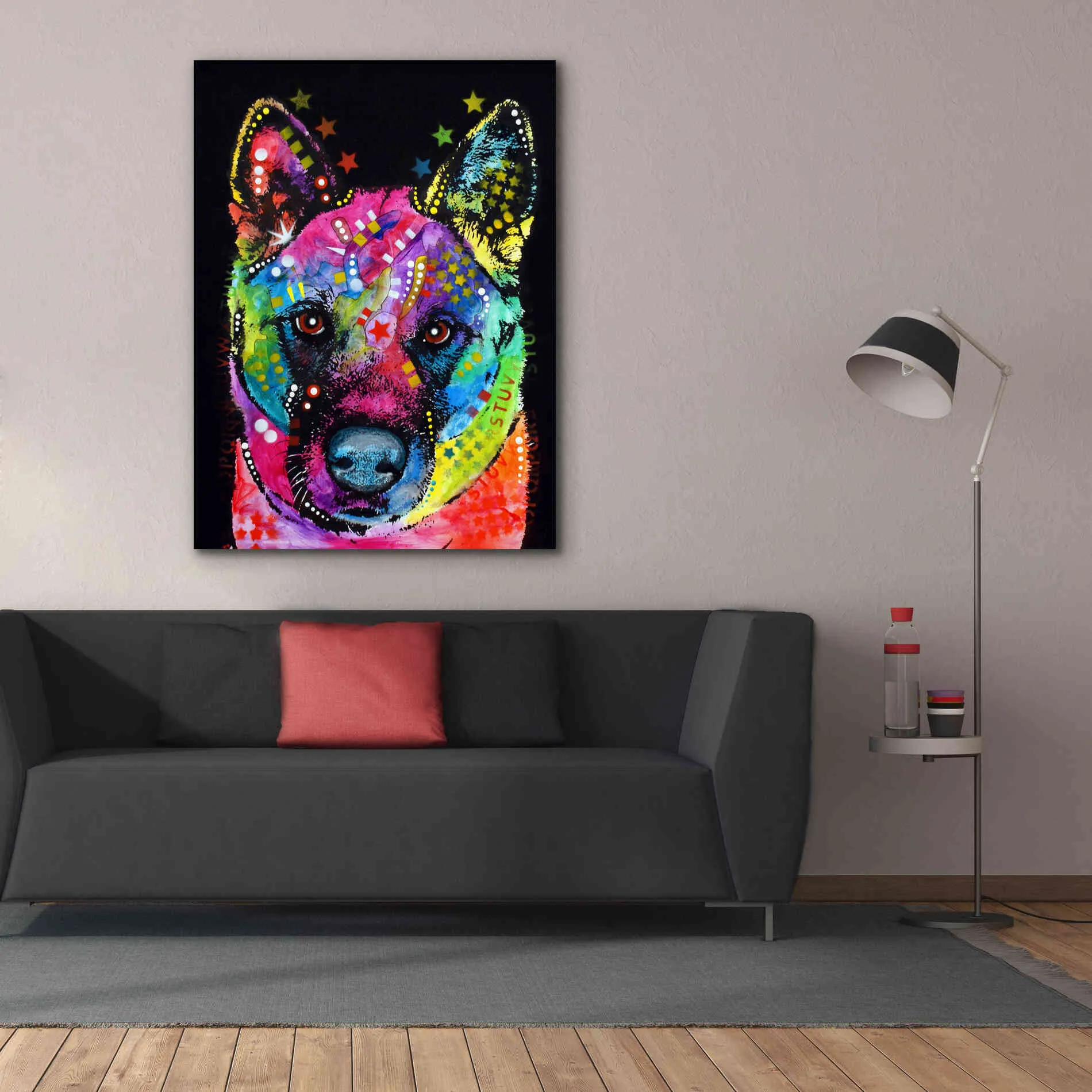 'Akita 2' by Dean Russo, Giclee Canvas Wall Art