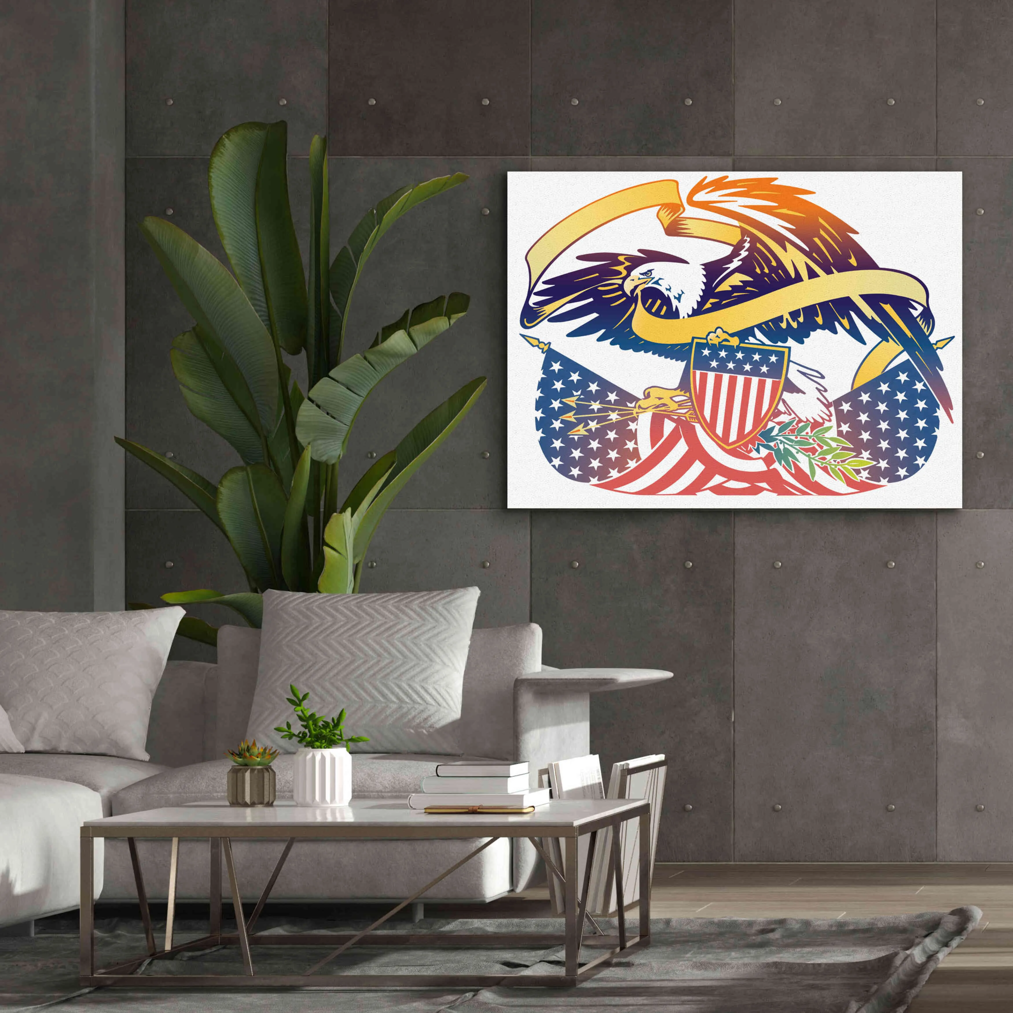 'American Eagle' by David Chestnutt, Giclee Canvas Wall Art