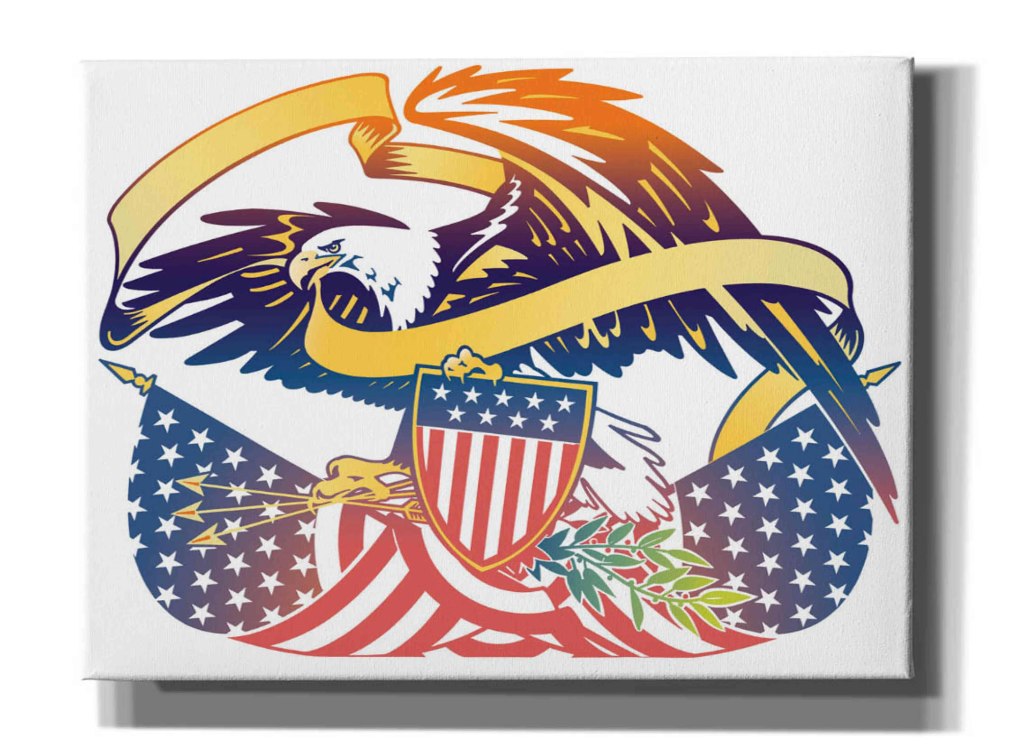 'American Eagle' by David Chestnutt, Giclee Canvas Wall Art