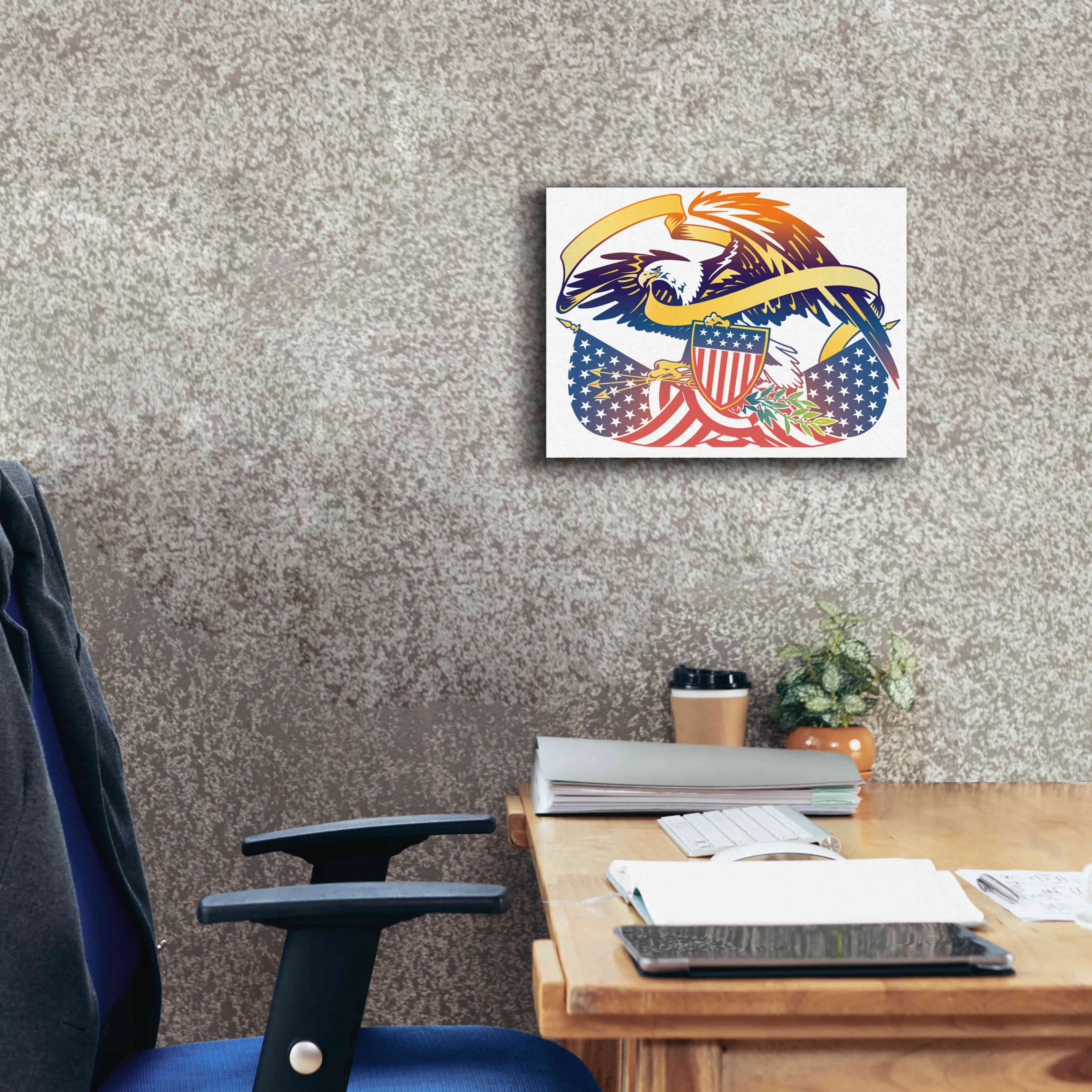 'American Eagle' by David Chestnutt, Giclee Canvas Wall Art