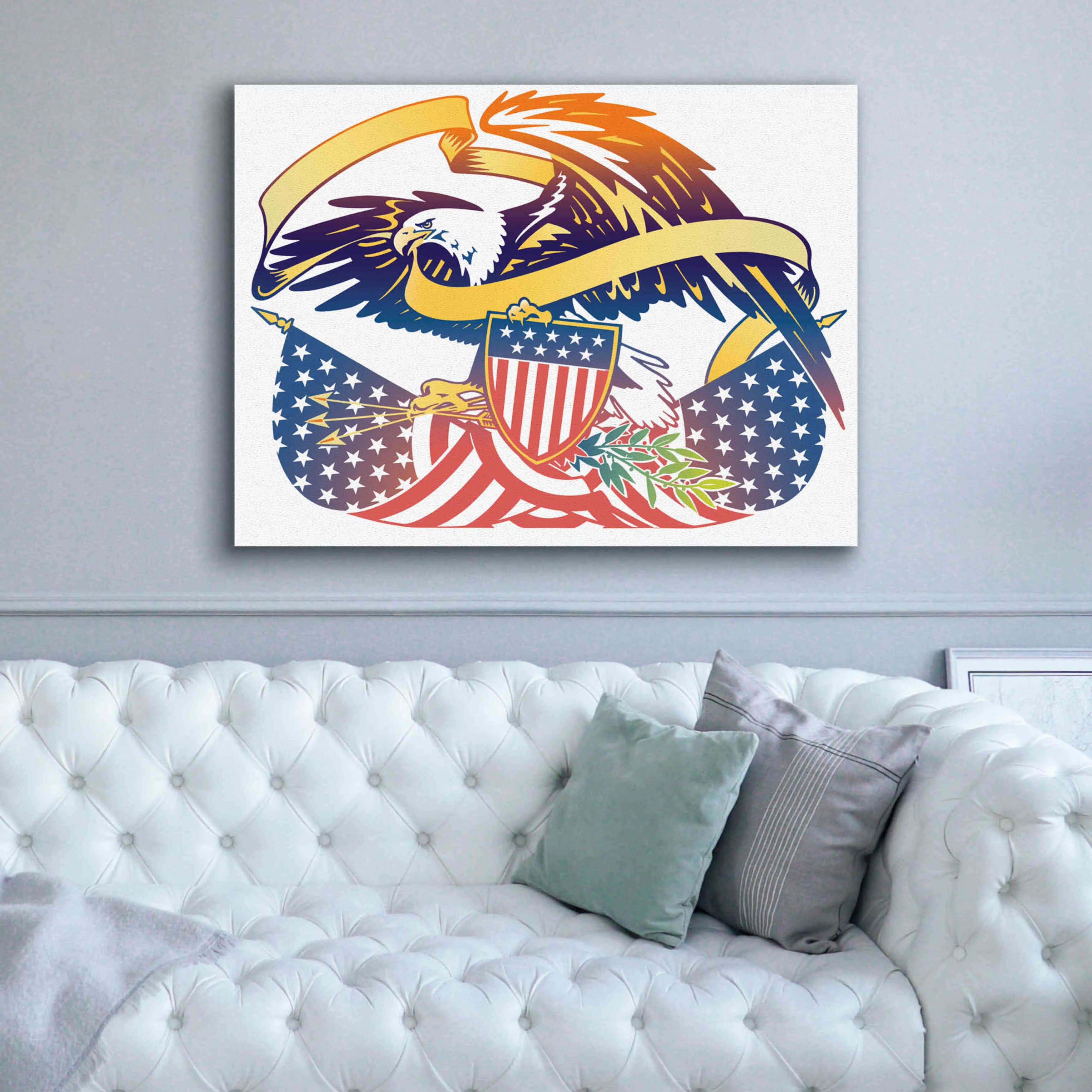 'American Eagle' by David Chestnutt, Giclee Canvas Wall Art