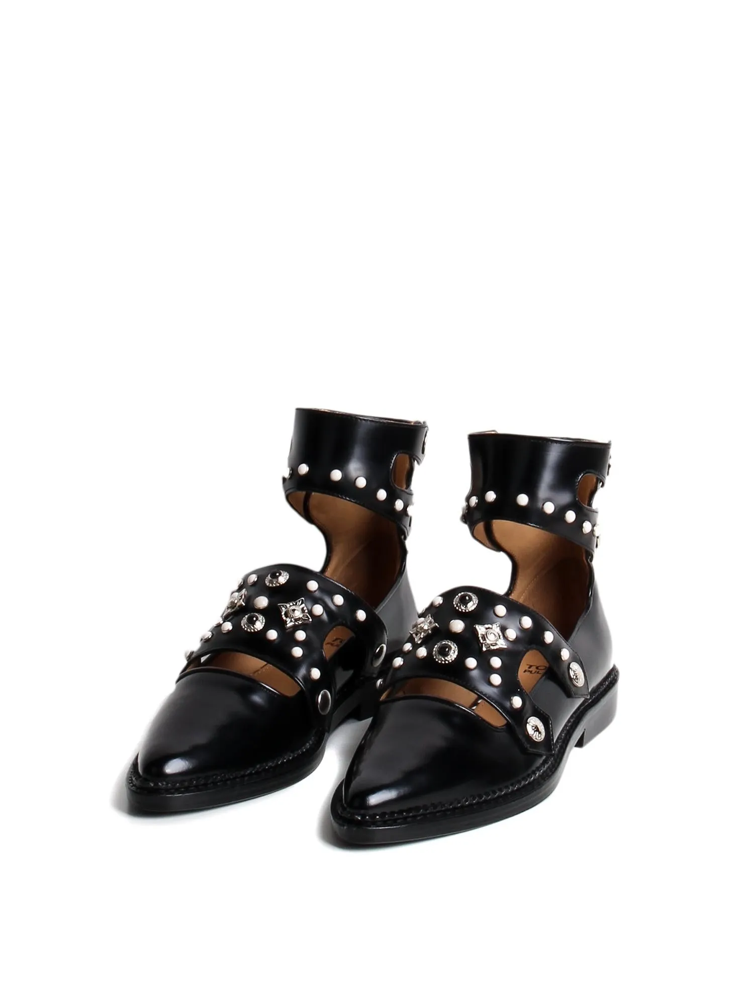 Ankle Strap Monk Black