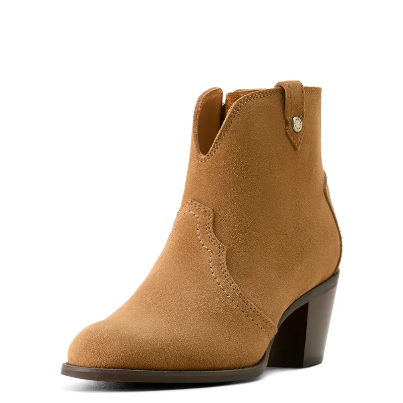 Ariat Tilbury Ladies Ankle Boot - Carmel Suede