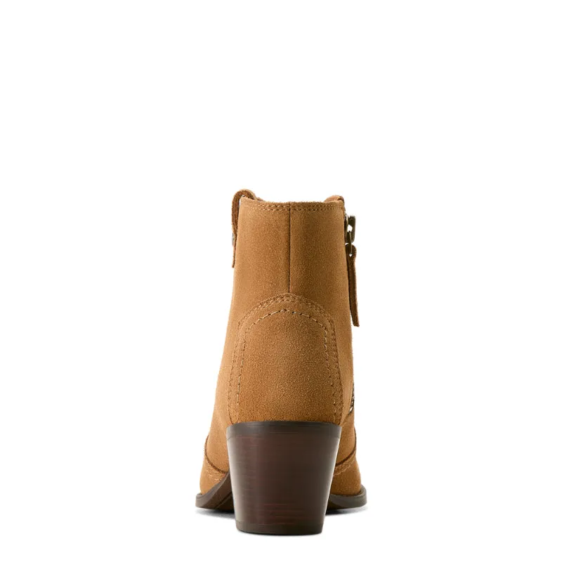 Ariat Tilbury Ladies Ankle Boot - Carmel Suede